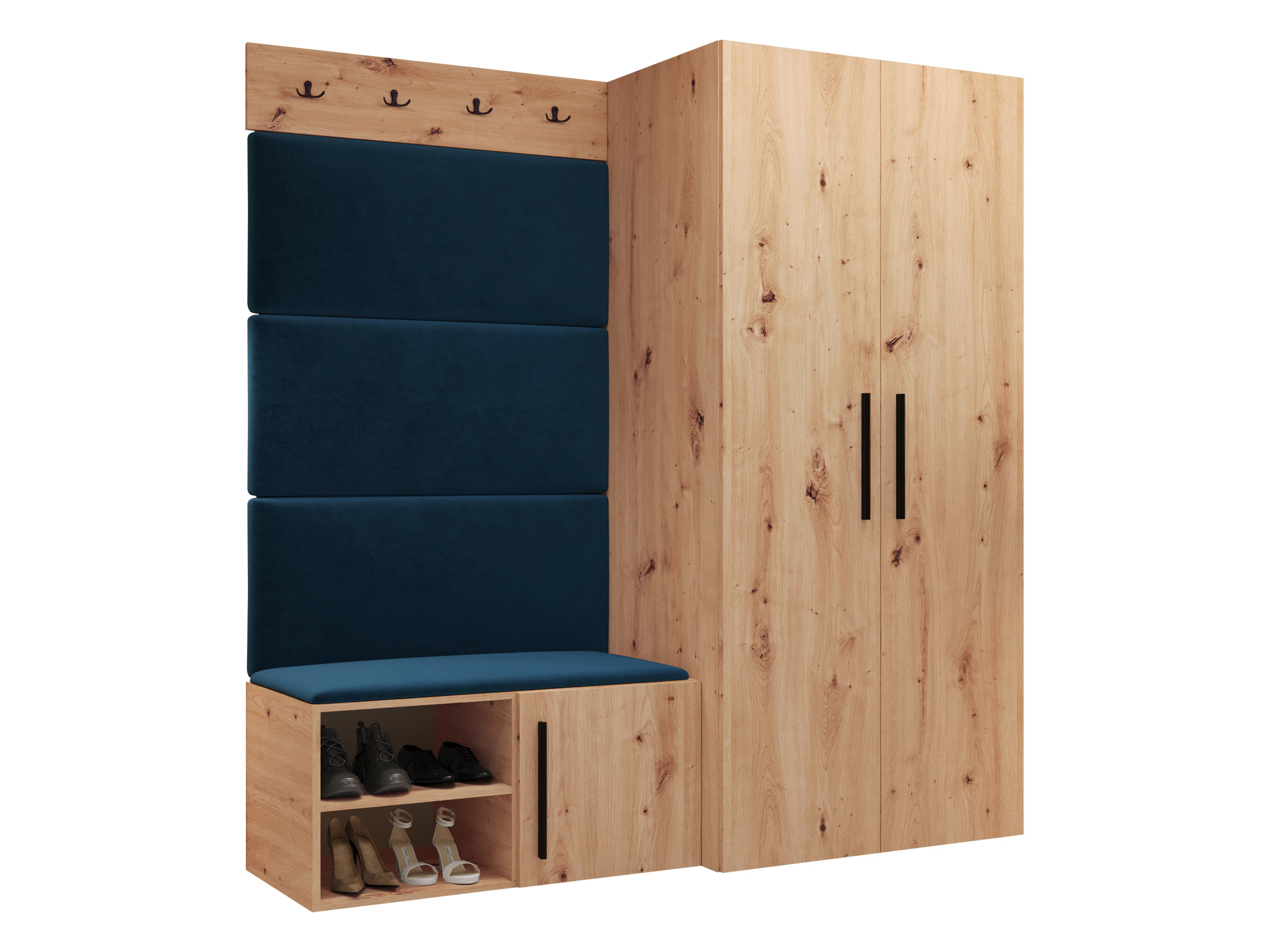 Set arredo da corridoio Nitos I (Rovere Artisan)