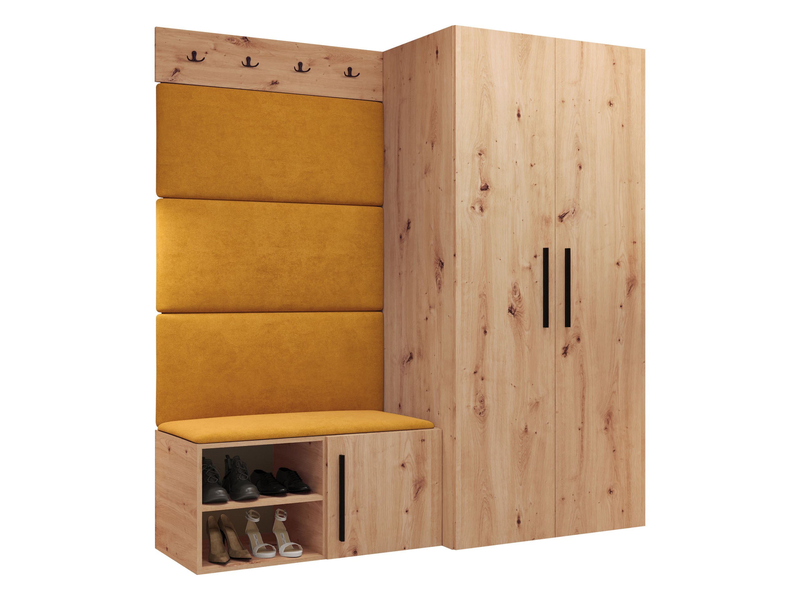 Set arredo da corridoio Nitos I (Rovere Artisan)