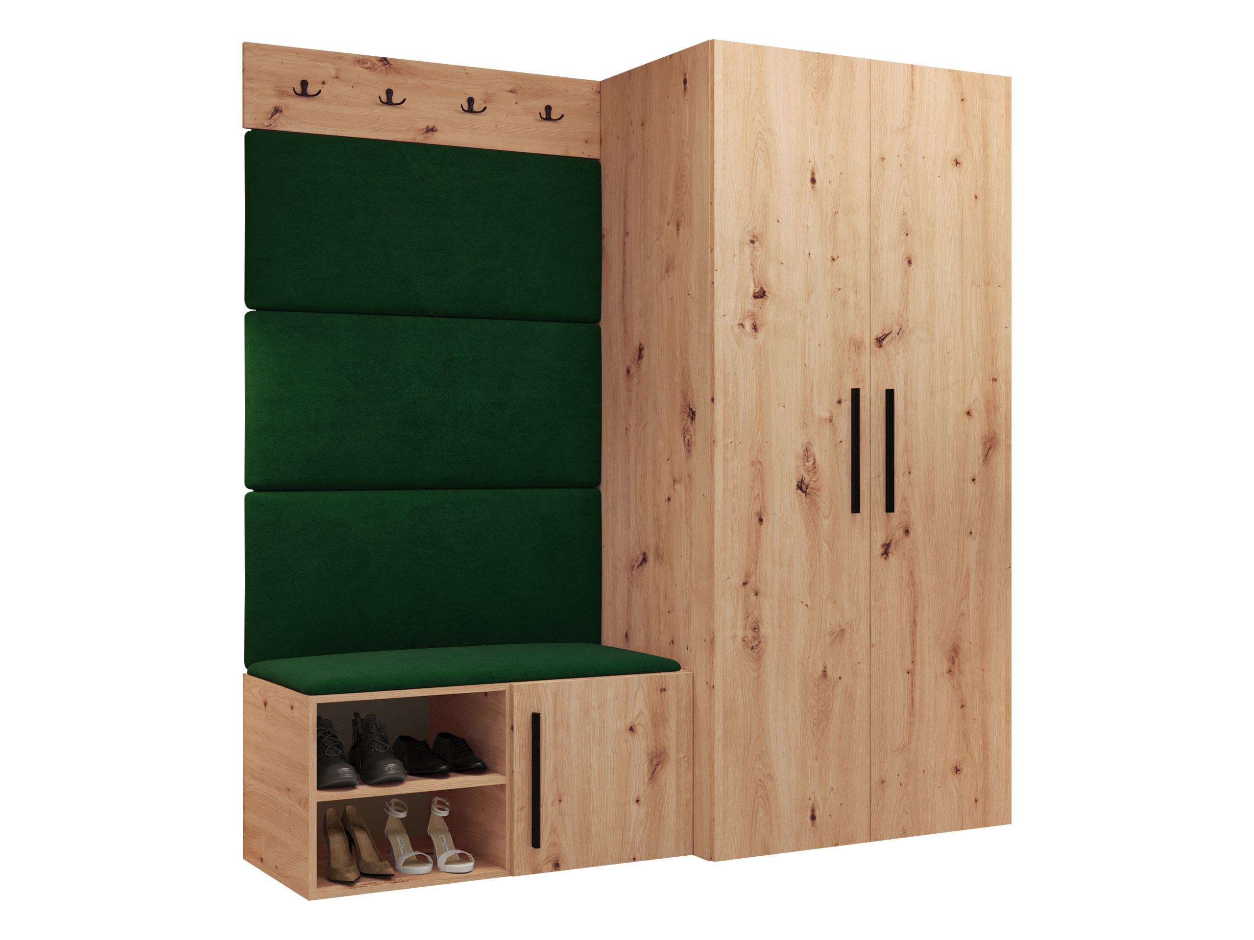 Set arredo da corridoio Nitos I (Rovere Artisan)