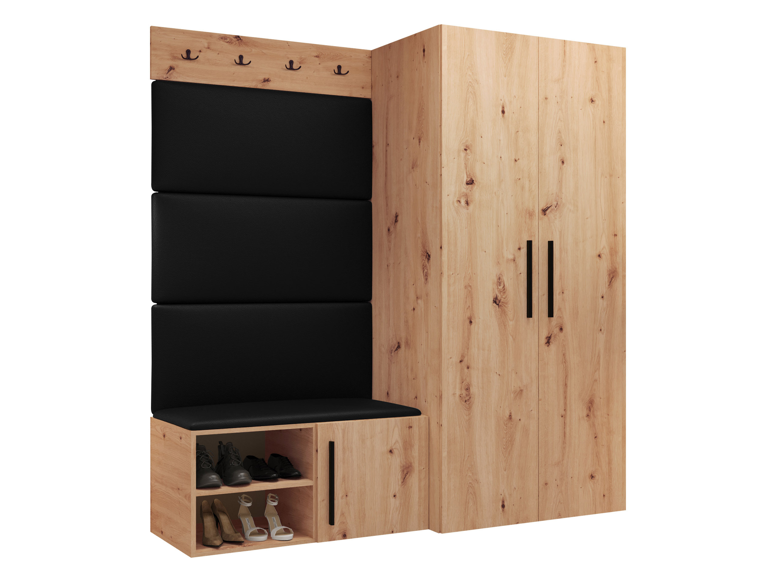 Set arredo da corridoio Nitos I (Rovere Artisan)