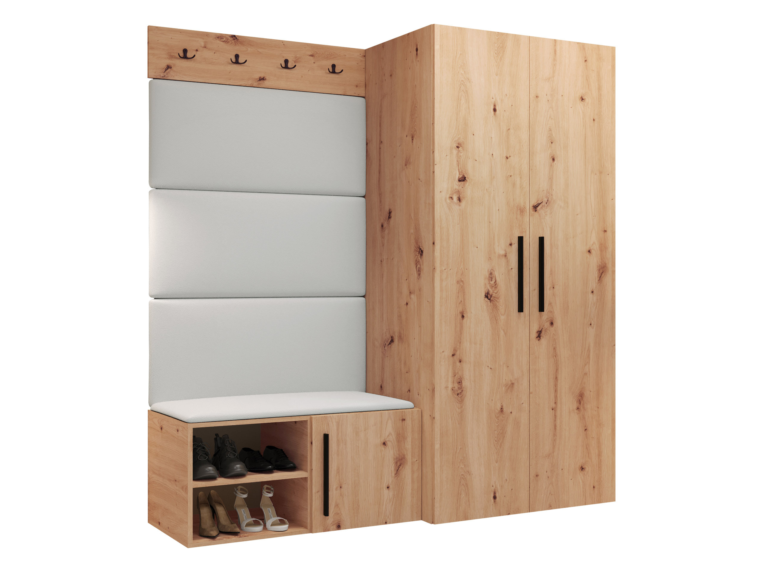 Set arredo da corridoio Nitos I (Rovere Artisan)