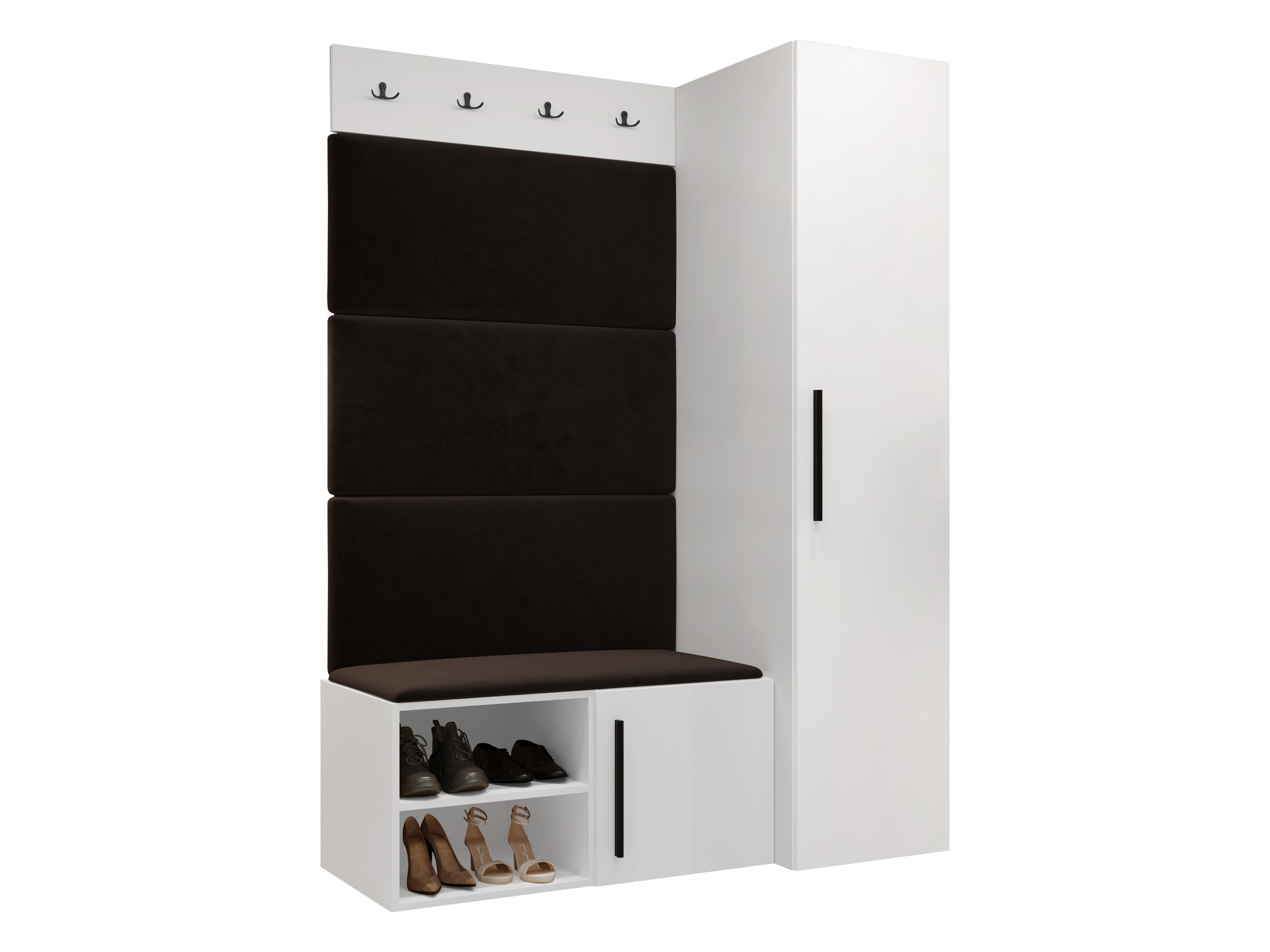 Set arredo da corridoio Nitos II (Bianco)