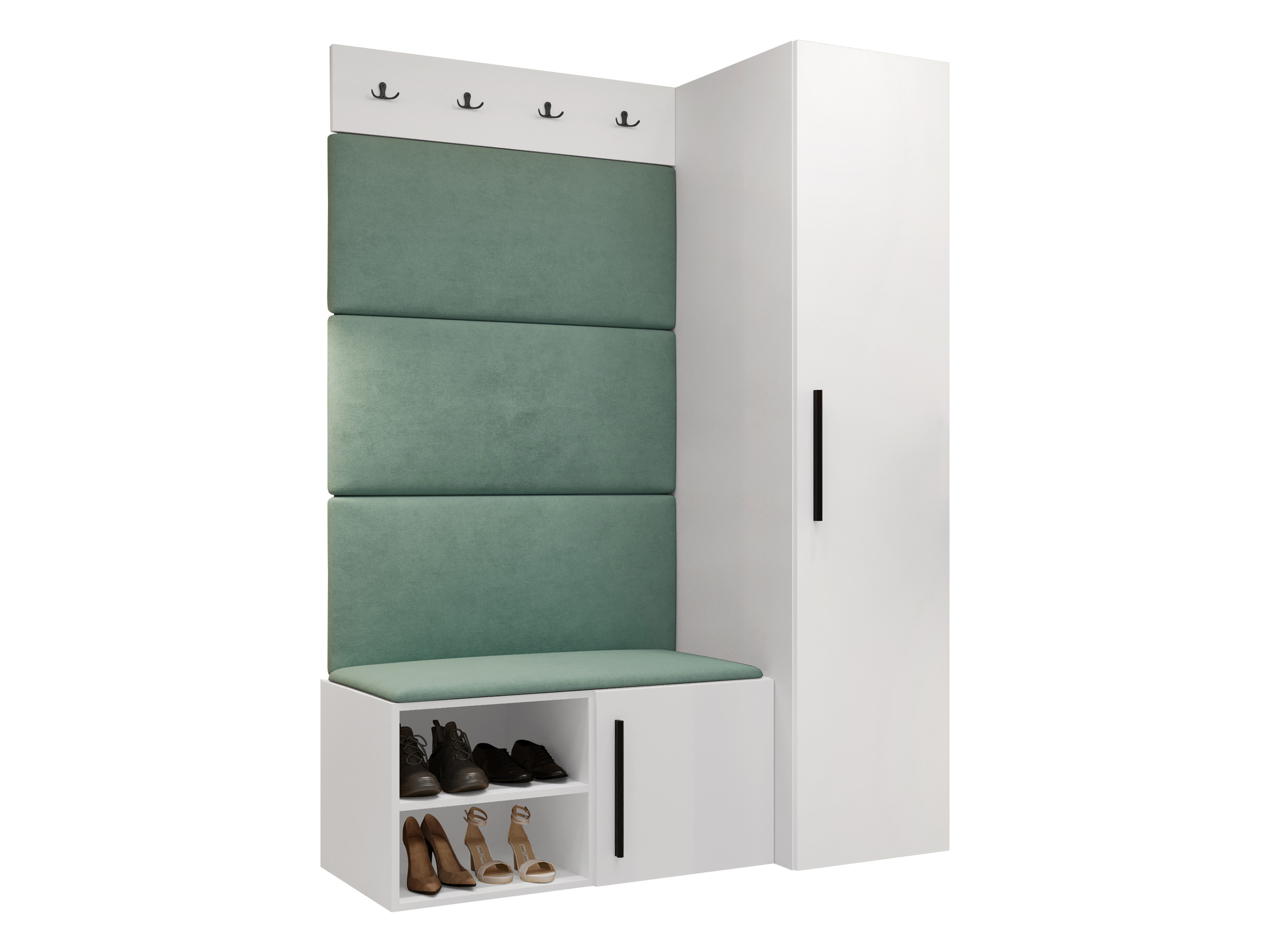 Set arredo da corridoio Nitos II (Bianco)