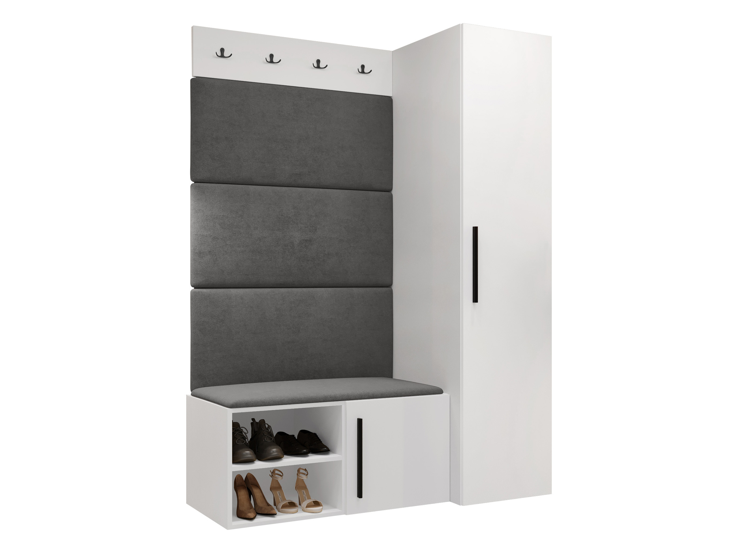 Set arredo da corridoio Nitos II (Bianco)