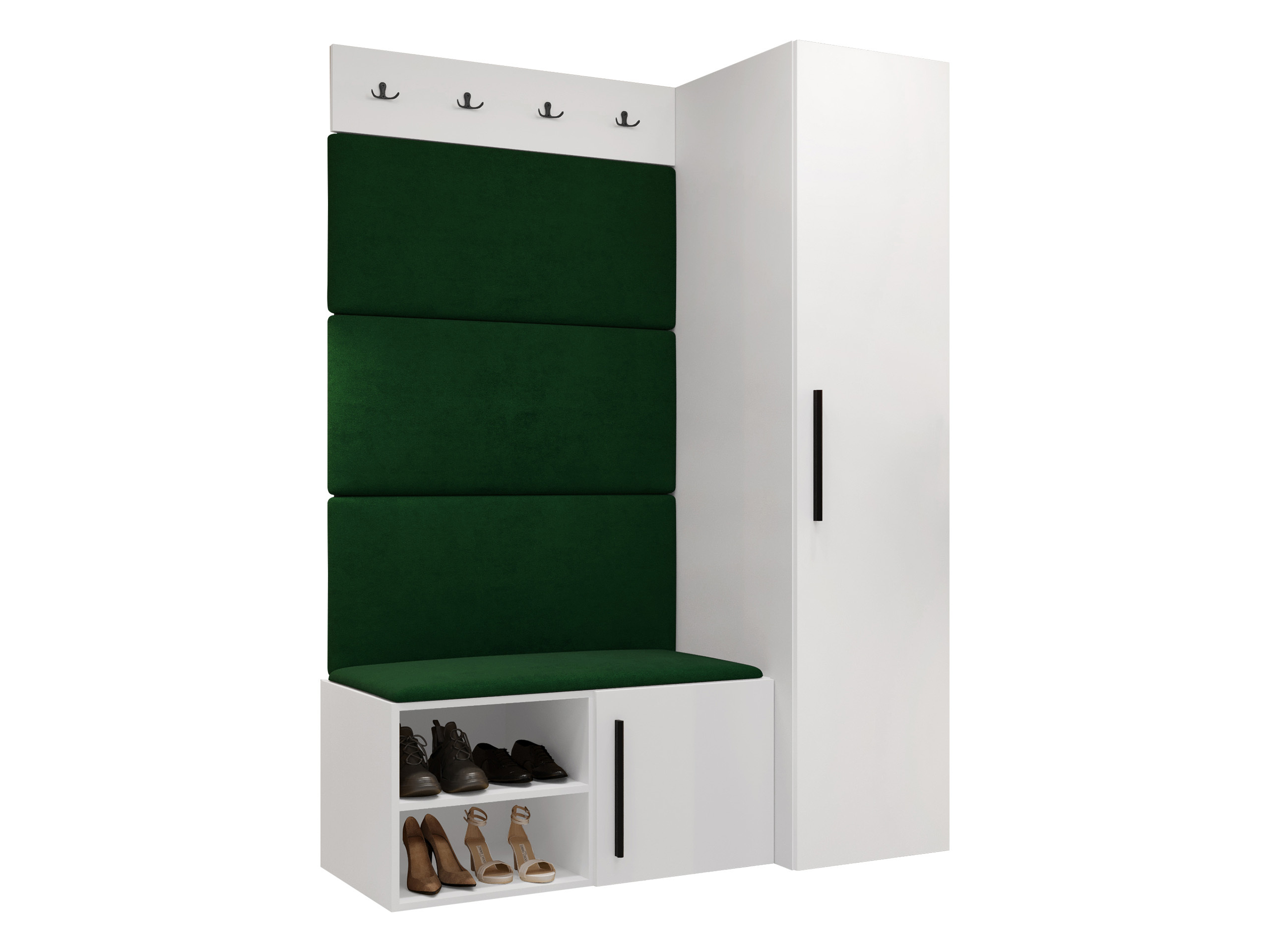 Set arredo da corridoio Nitos II (Bianco)