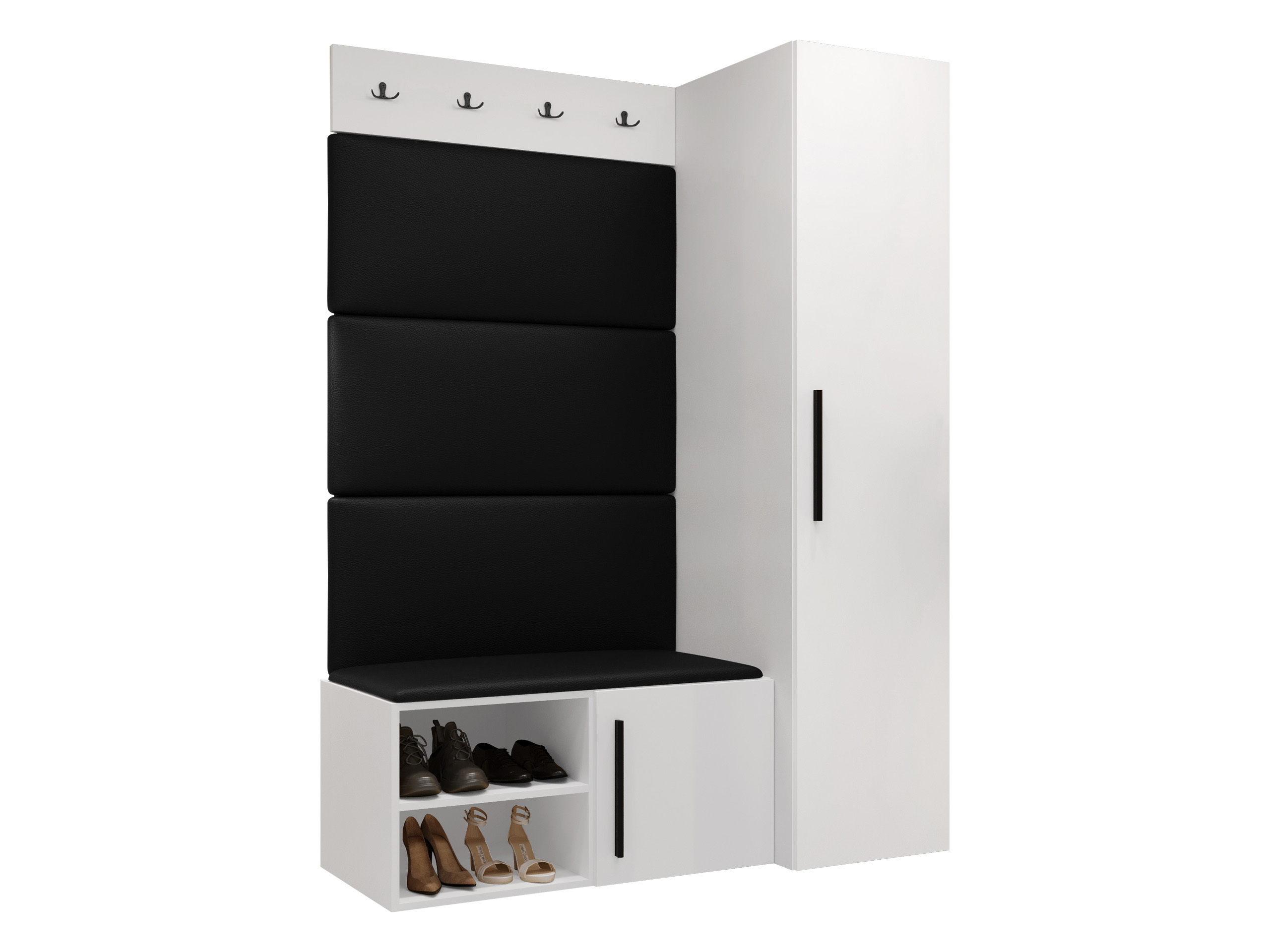 Set arredo da corridoio Nitos II (Bianco)