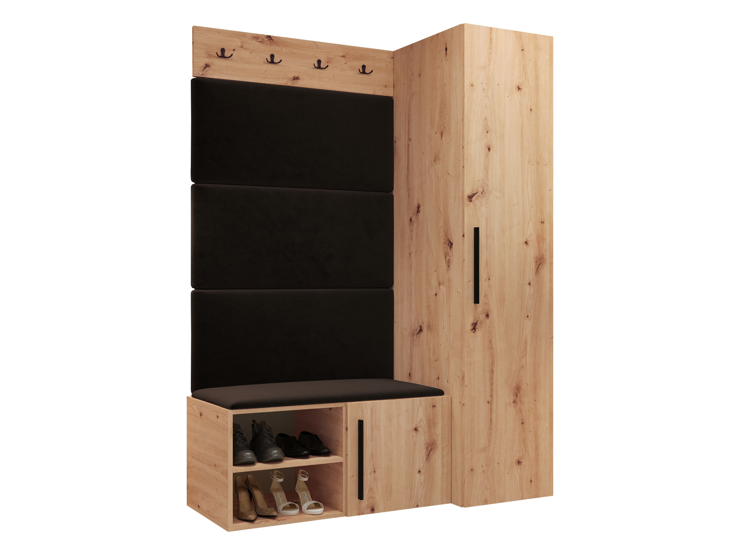 Set arredo da corridoio Nitos II (Rovere Artisan)