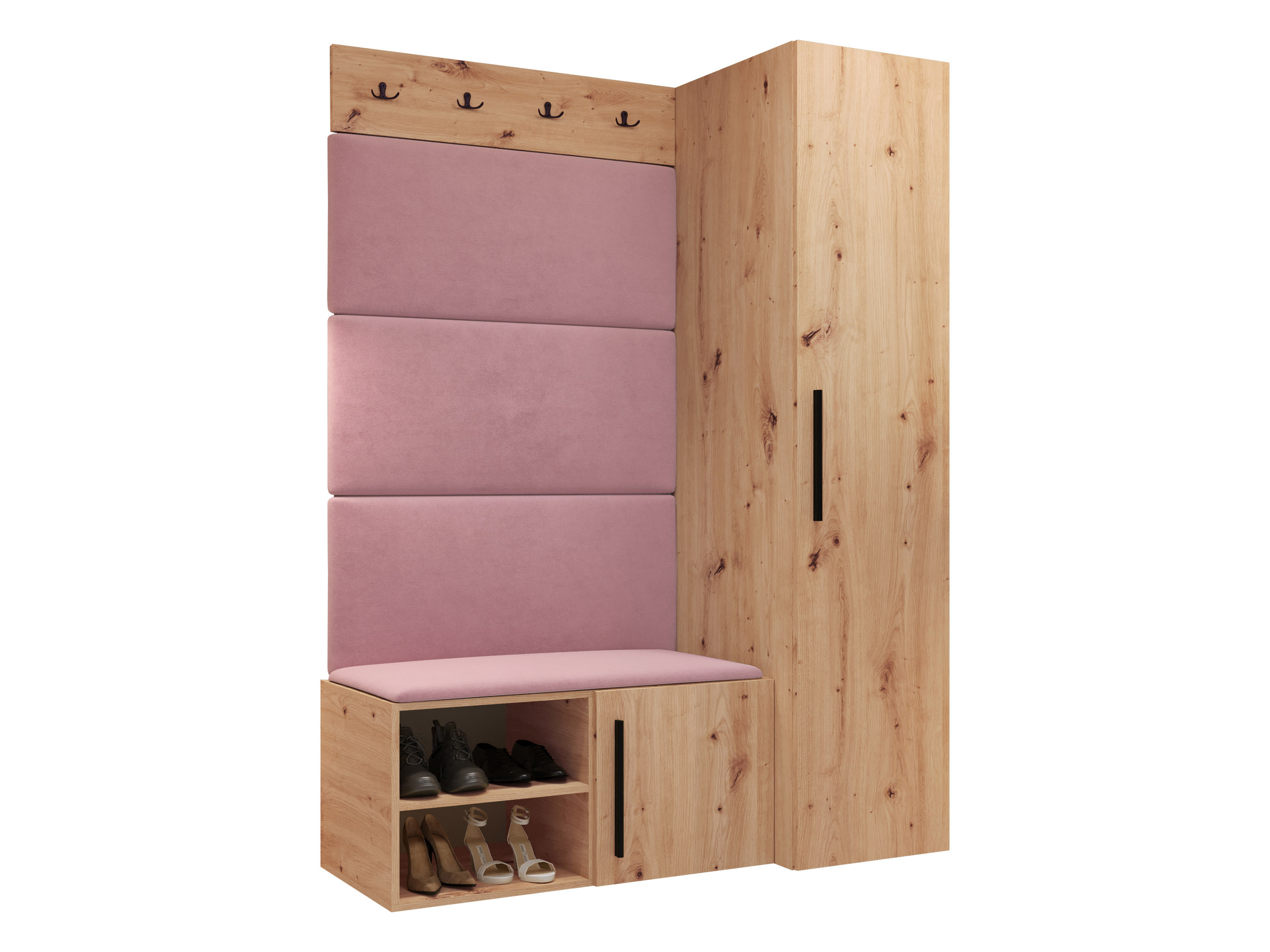 Set arredo da corridoio Nitos II (Rovere Artisan)