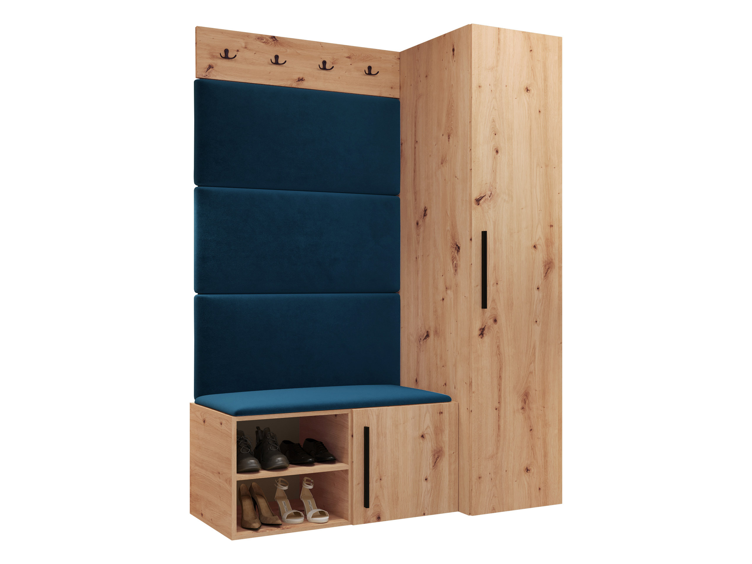 Set arredo da corridoio Nitos II (Rovere Artisan)