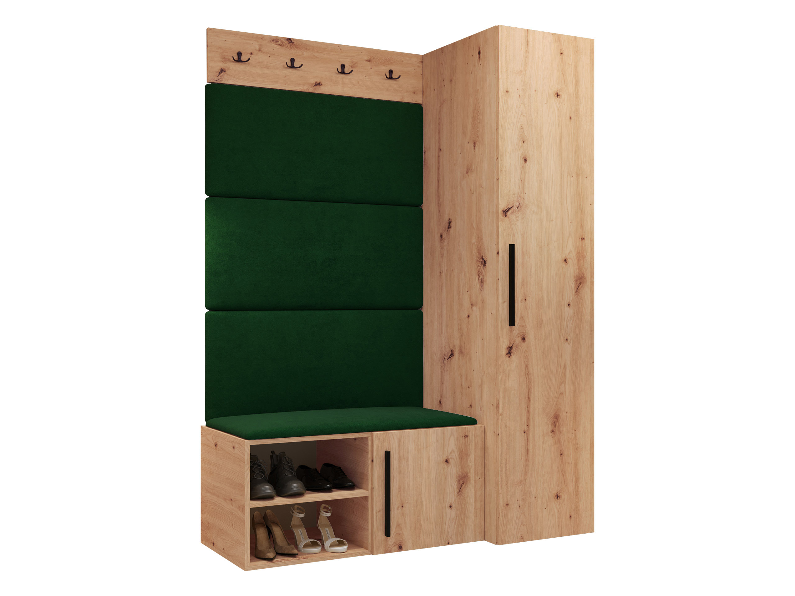 Set arredo da corridoio Nitos II (Rovere Artisan)