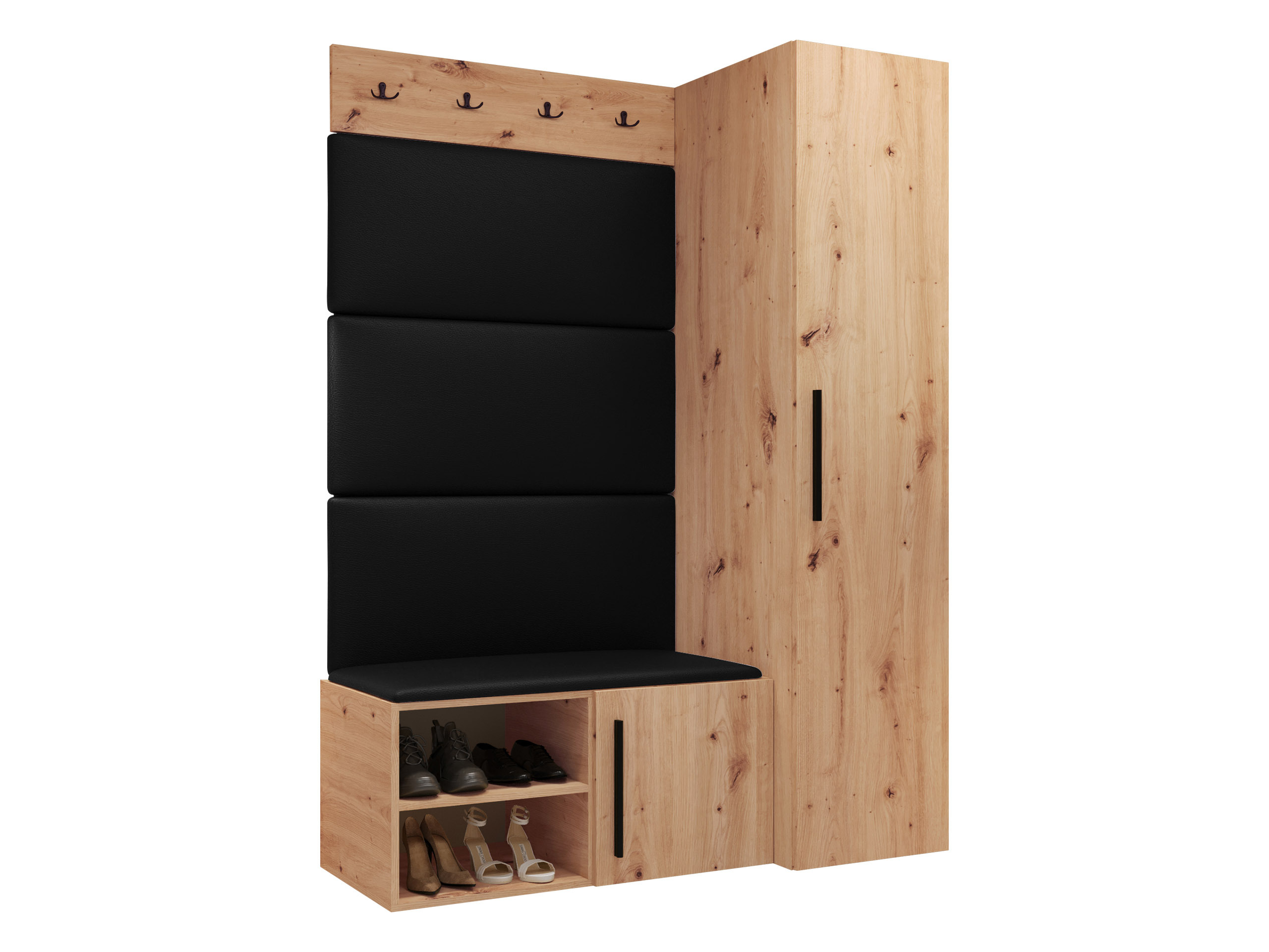 Set arredo da corridoio Nitos II (Rovere Artisan)