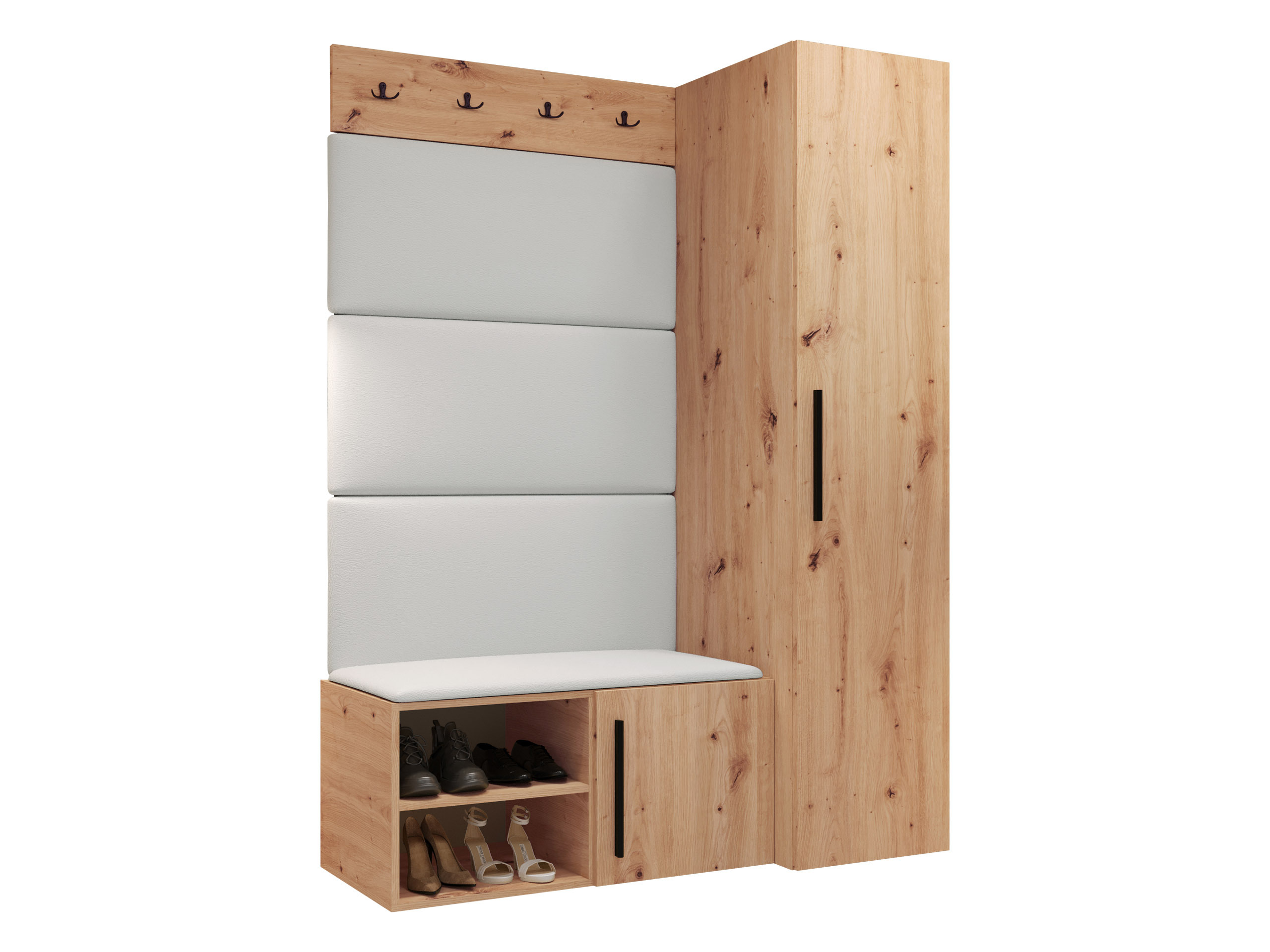Set arredo da corridoio Nitos II (Rovere Artisan)