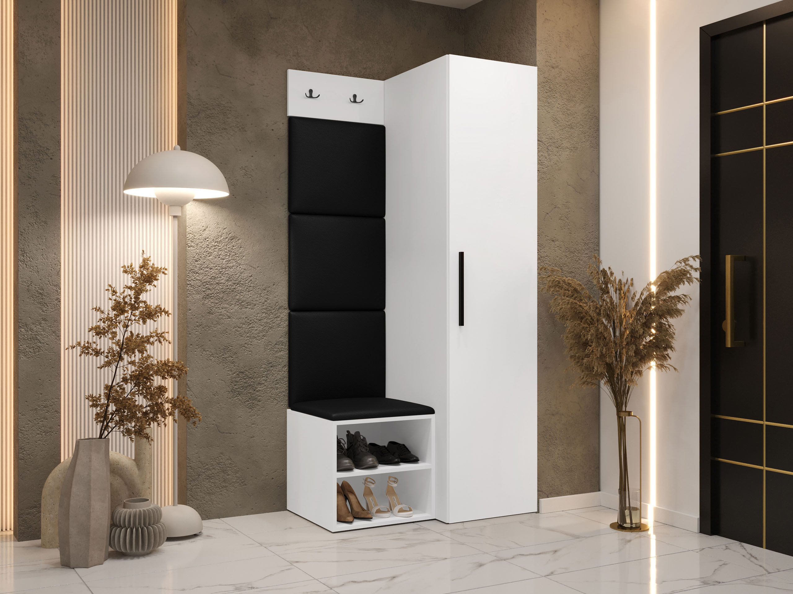 Set arredo da corridoio Nitos III (Bianco)