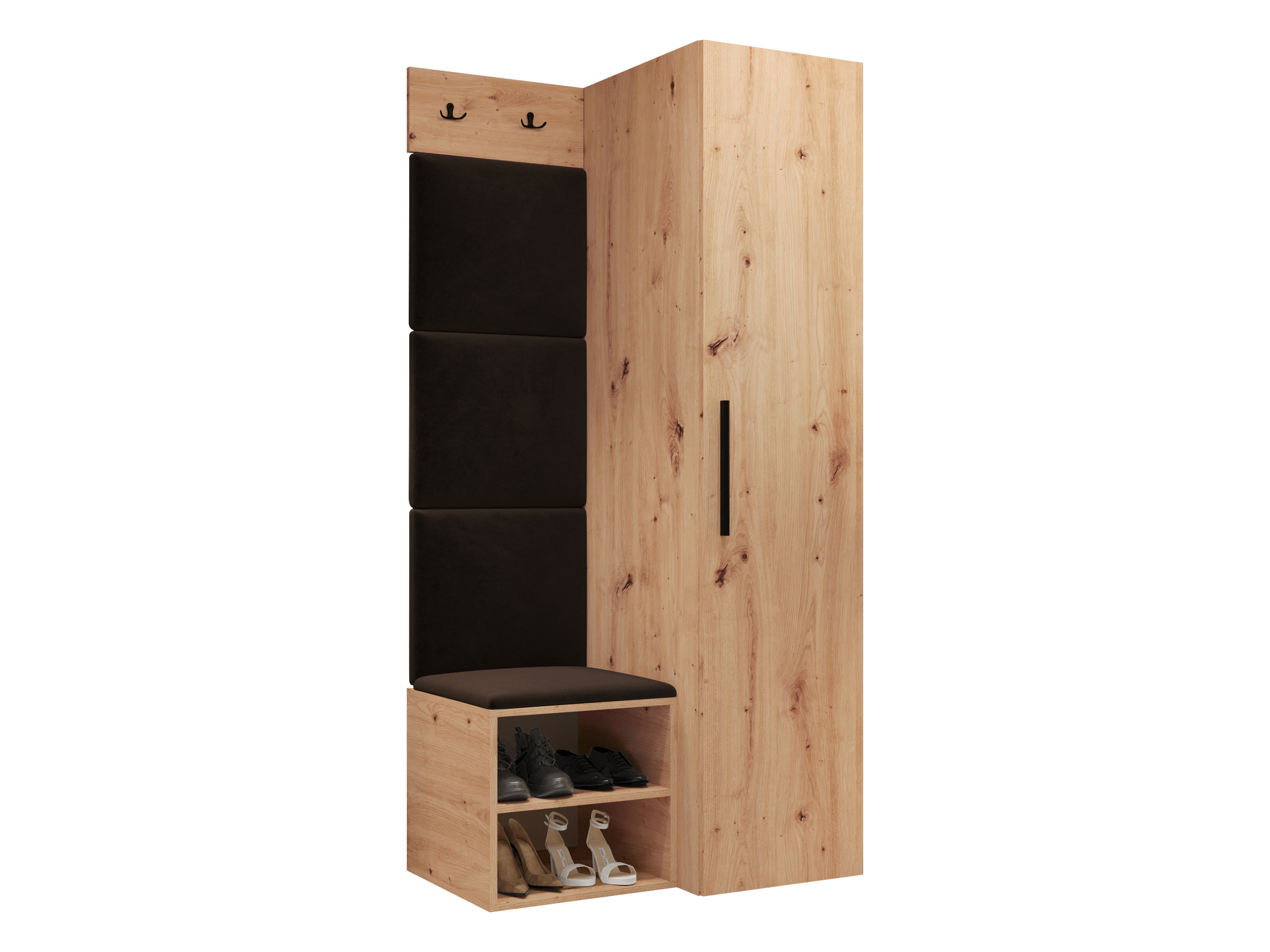 Set arredo da corridoio Nitos III (Rovere Artisan)