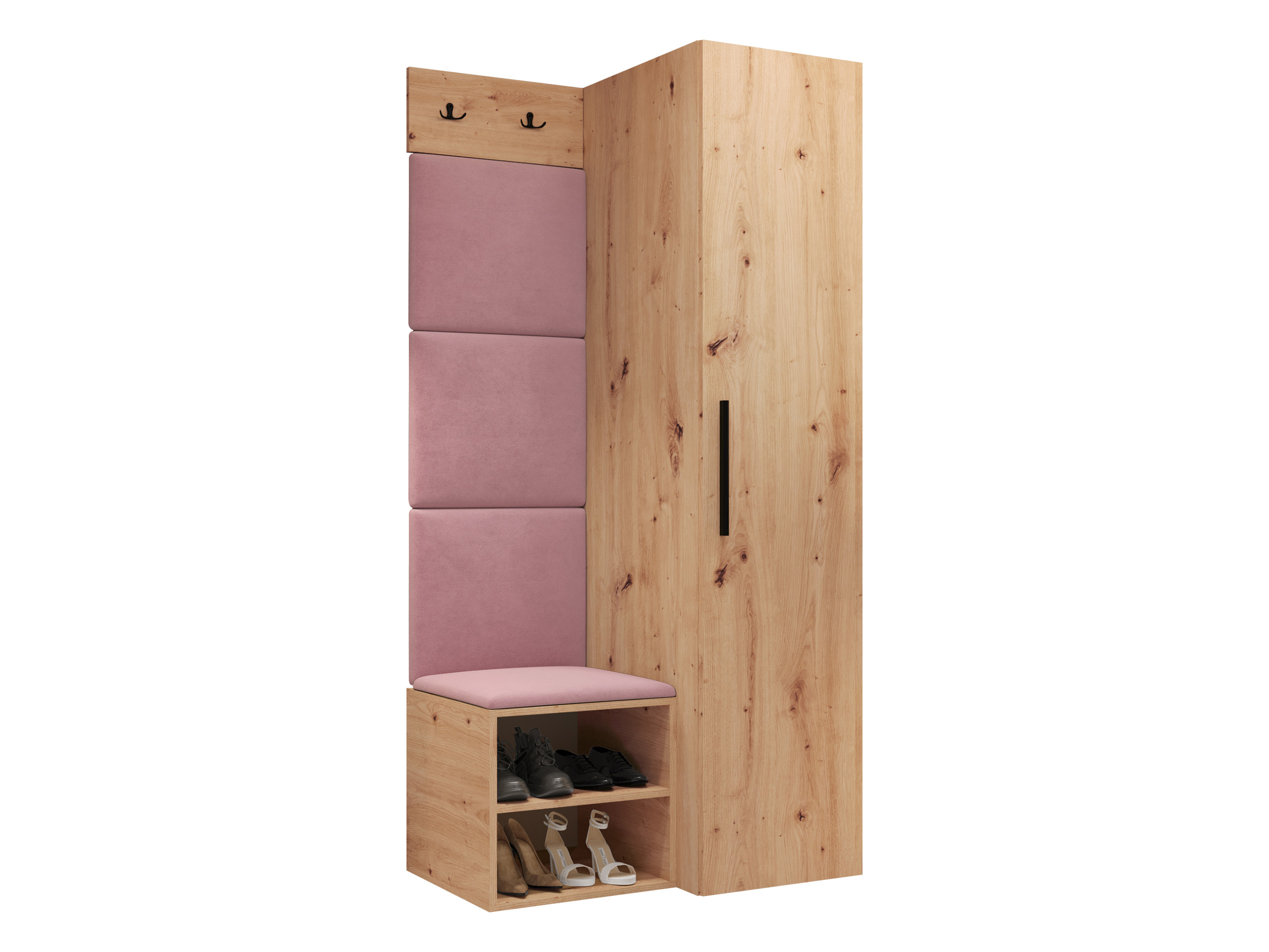 Set arredo da corridoio Nitos III (Rovere Artisan)