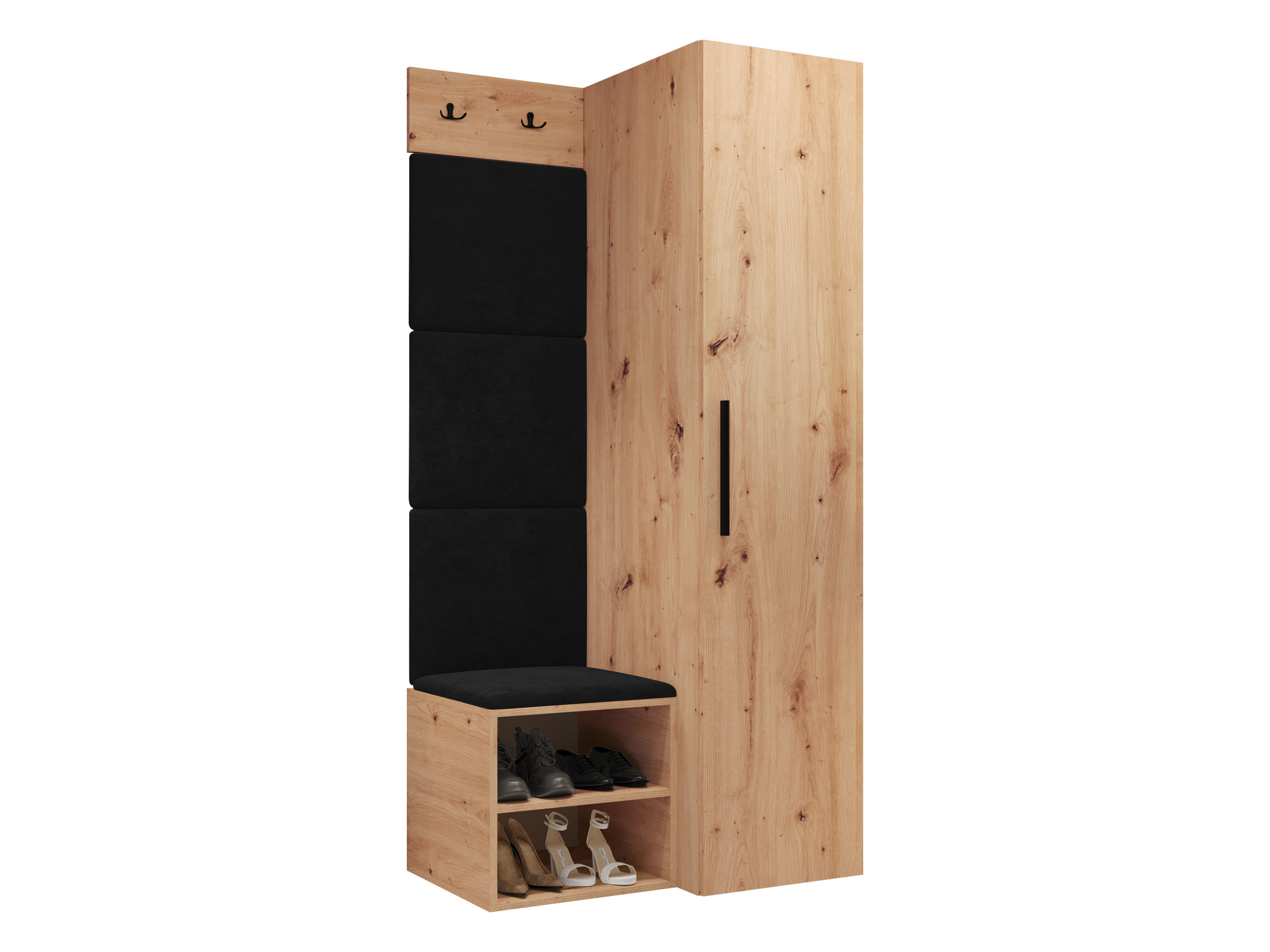 Set arredo da corridoio Nitos III (Rovere Artisan)