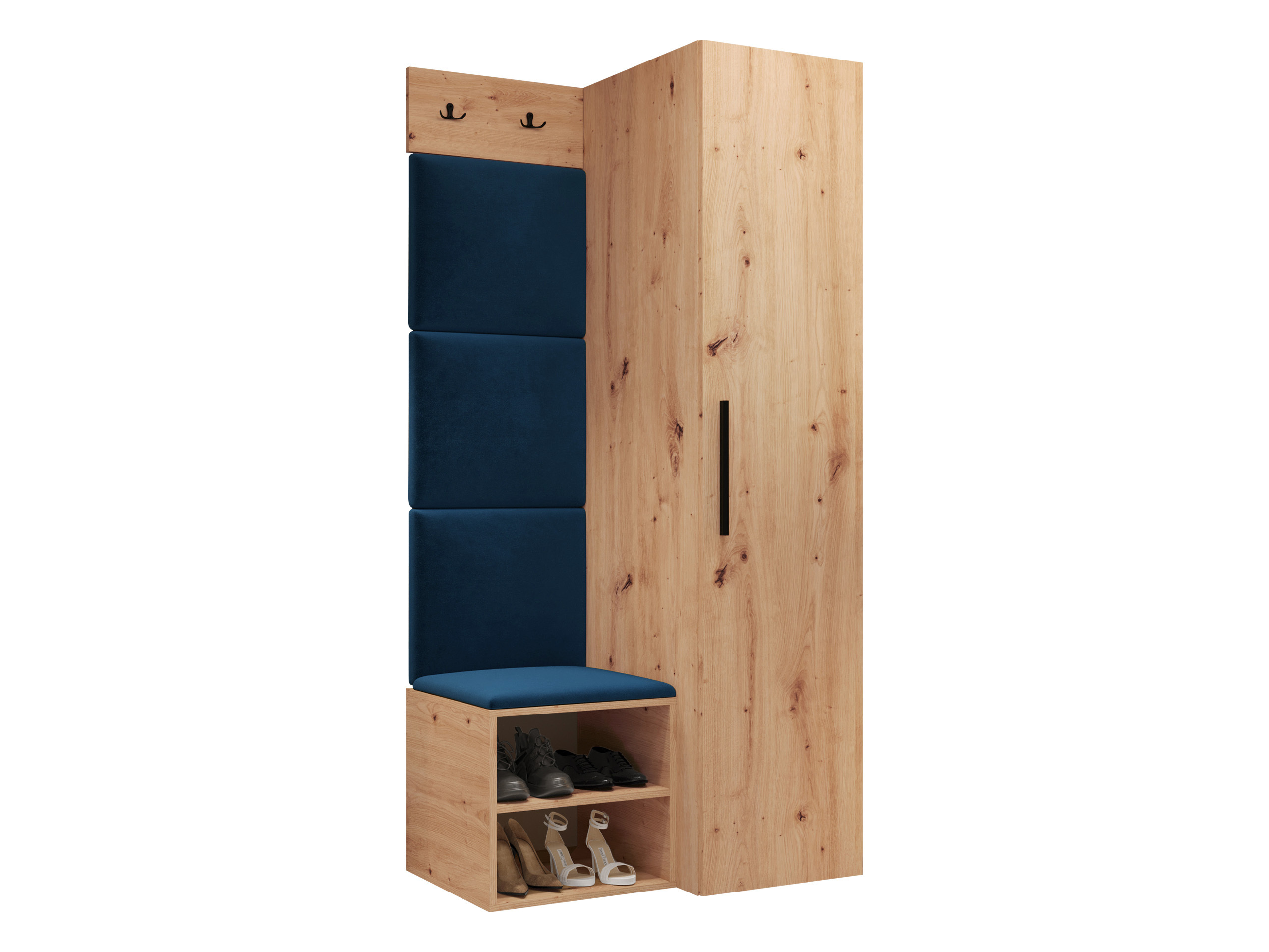 Set arredo da corridoio Nitos III (Rovere Artisan)