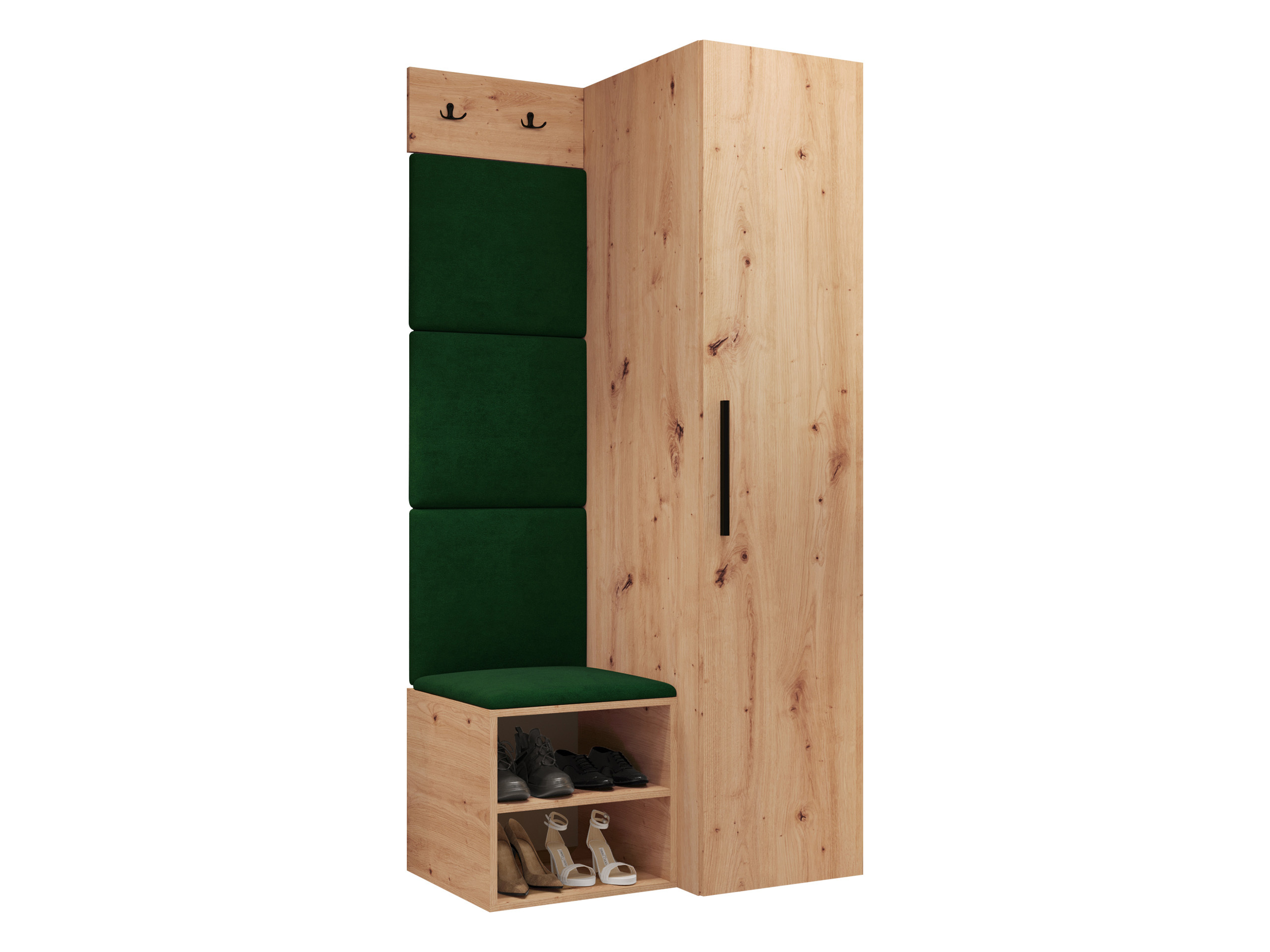 Set arredo da corridoio Nitos III (Rovere Artisan)
