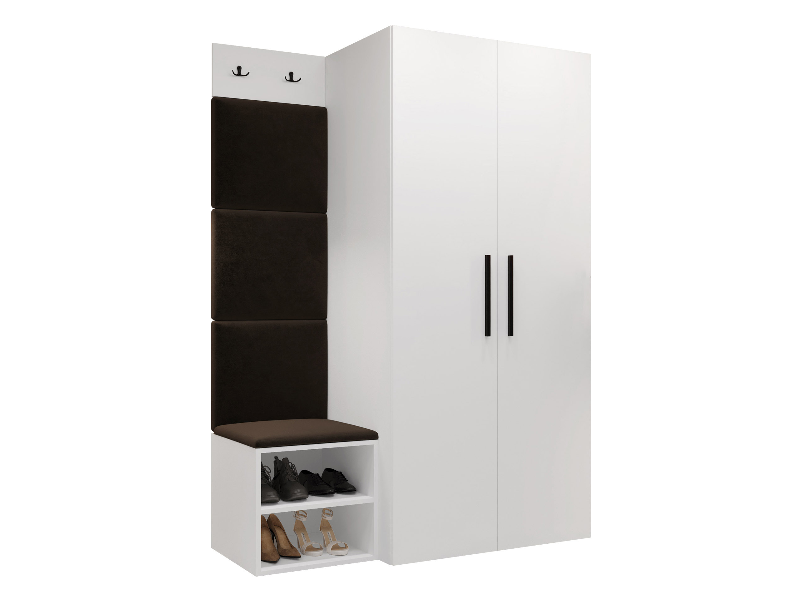 Set arredo da corridoio Hartford 523 (Bianco)