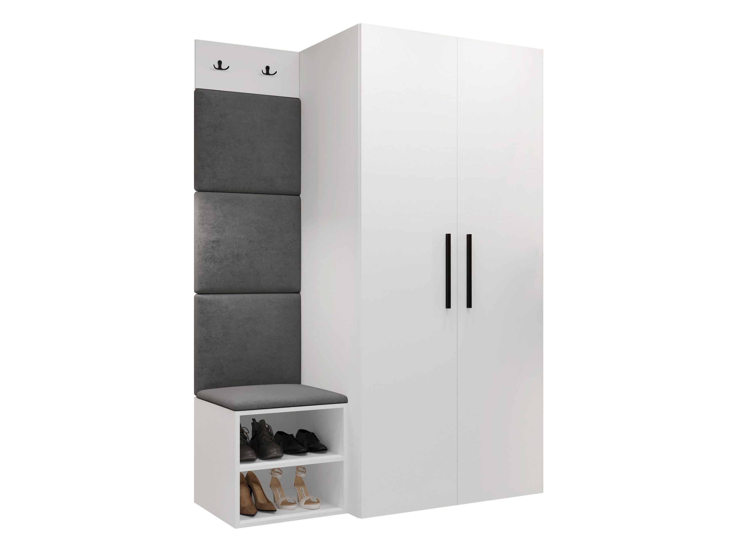 Set arredo da corridoio Hartford 523 (Bianco)