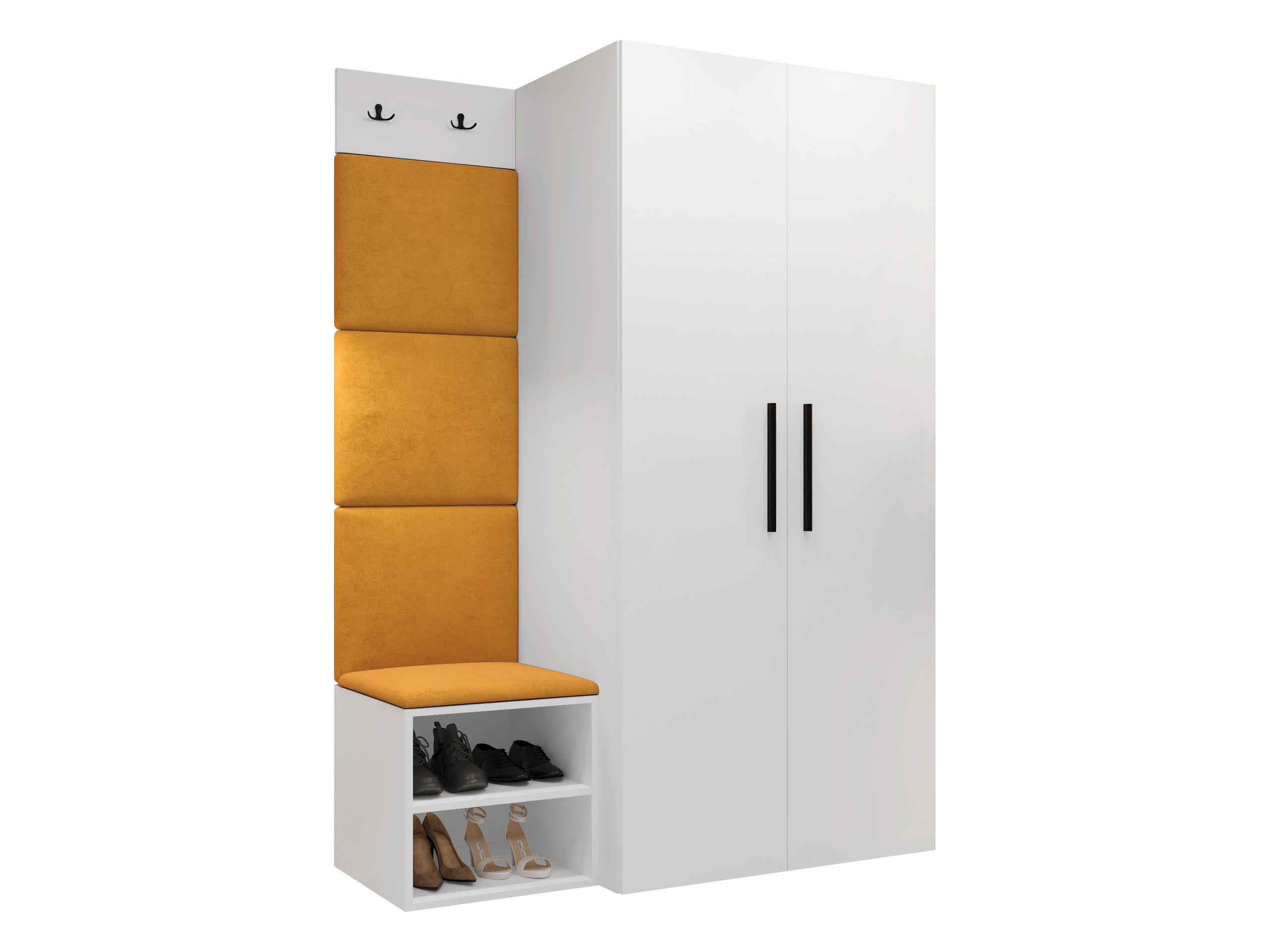 Set arredo da corridoio Hartford 523 (Bianco)