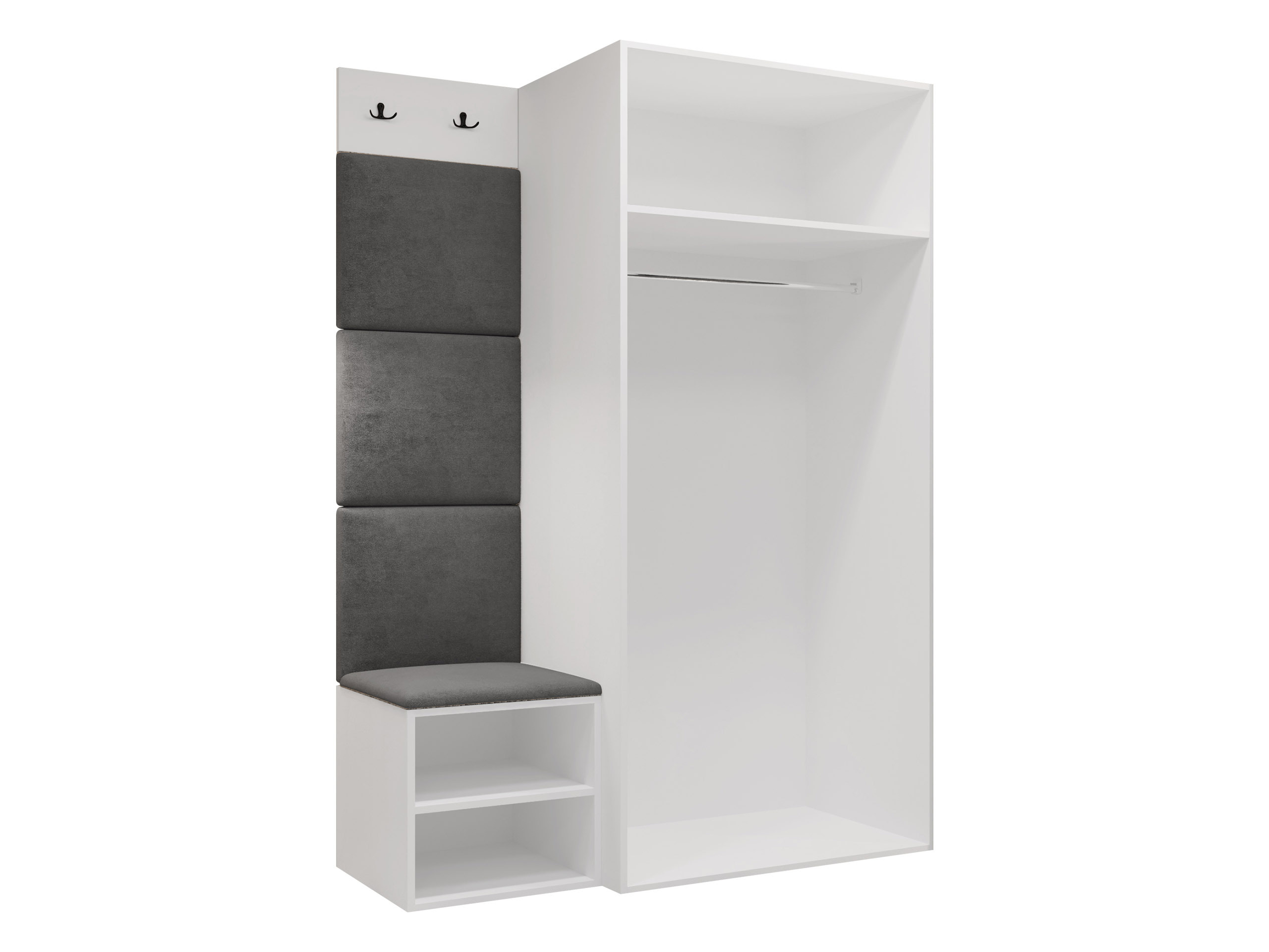 Set arredo da corridoio Hartford 523 (Bianco)
