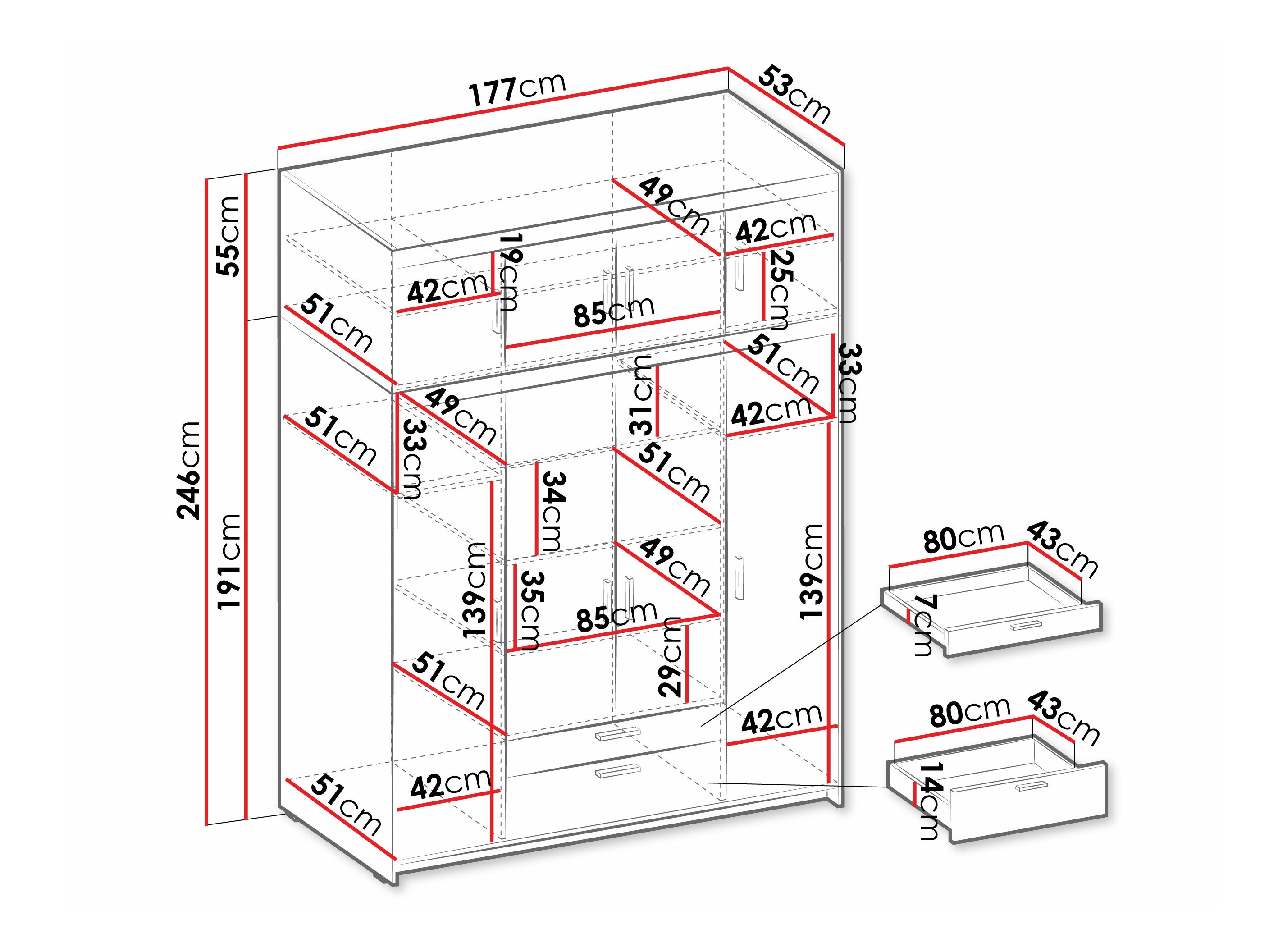Armadio Novduni 106 (Sonoma quercia)