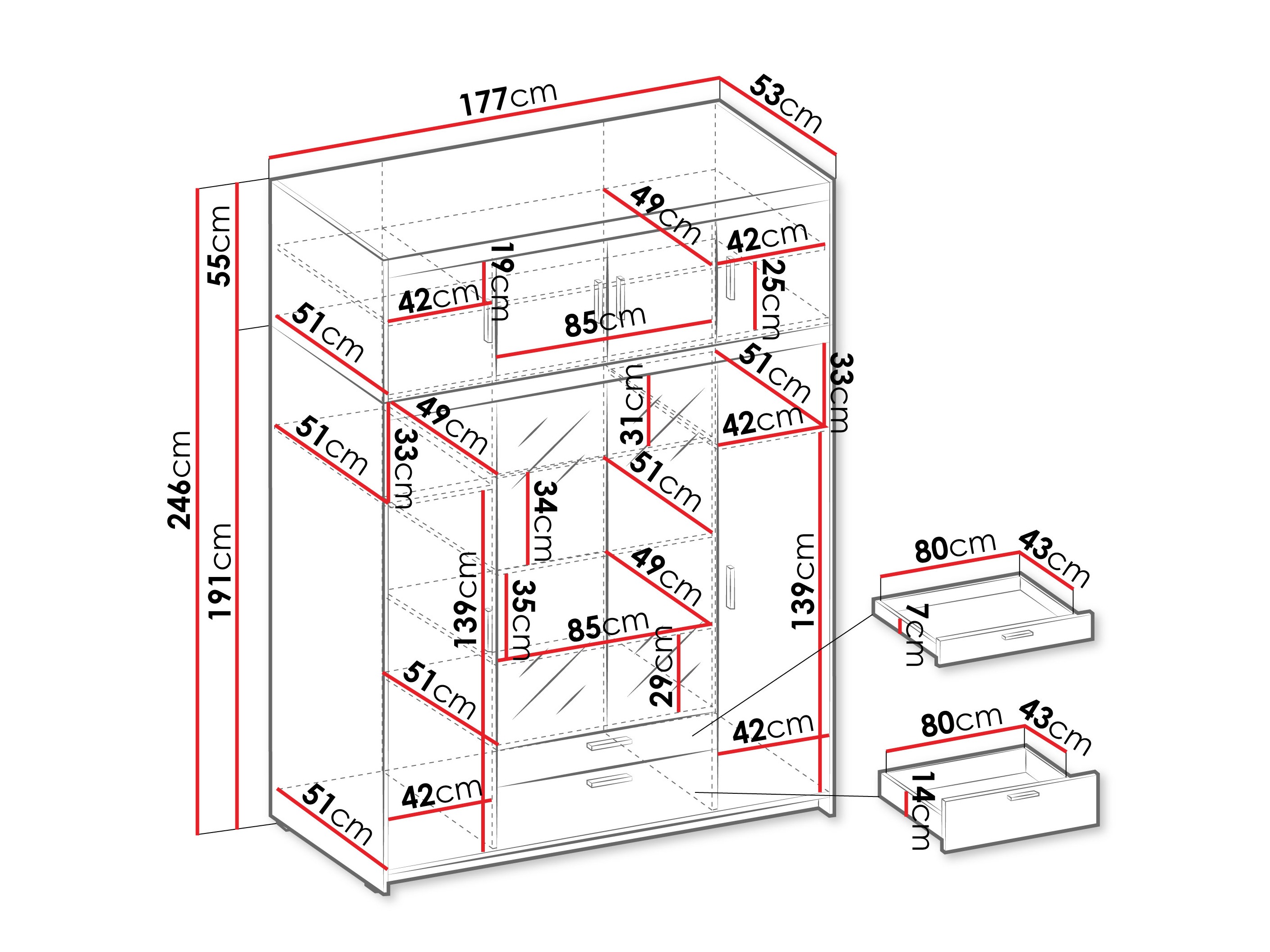 Armadio Novduni 109 (Beige)