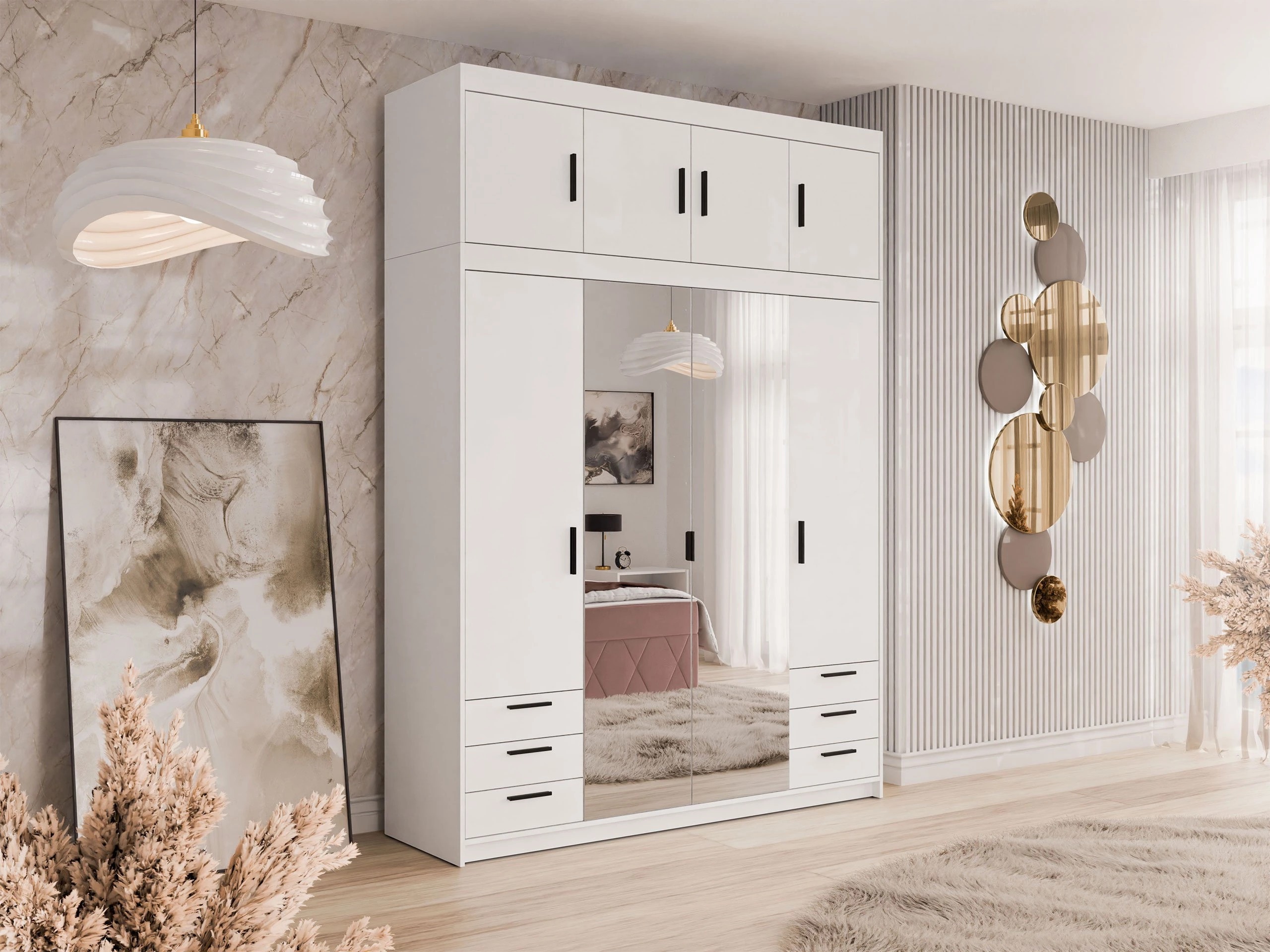 Armadio Novduni 120 (Bianco)