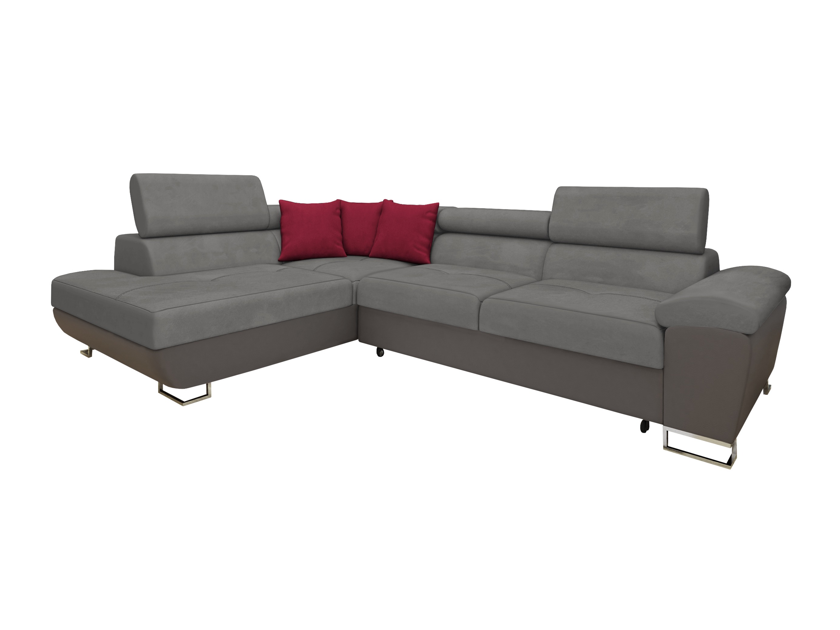 Divano angolare Comfivo 166 (Soft 029 + Uttario Velvet 2971 + Kronos 02)