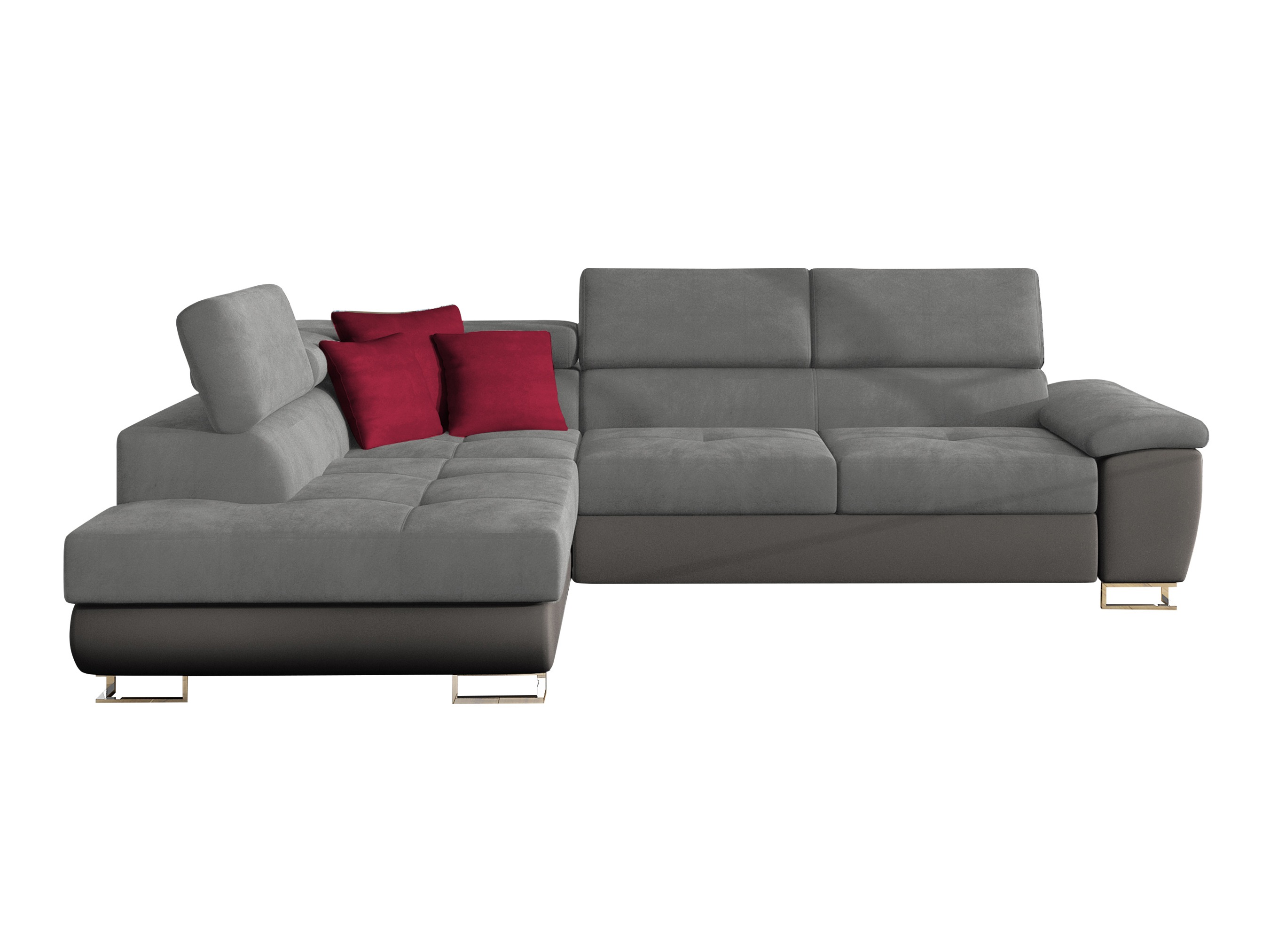 Divano angolare Comfivo Ruta II (Soft 029 + Uttario Velvet 2971 + Kronos 02)