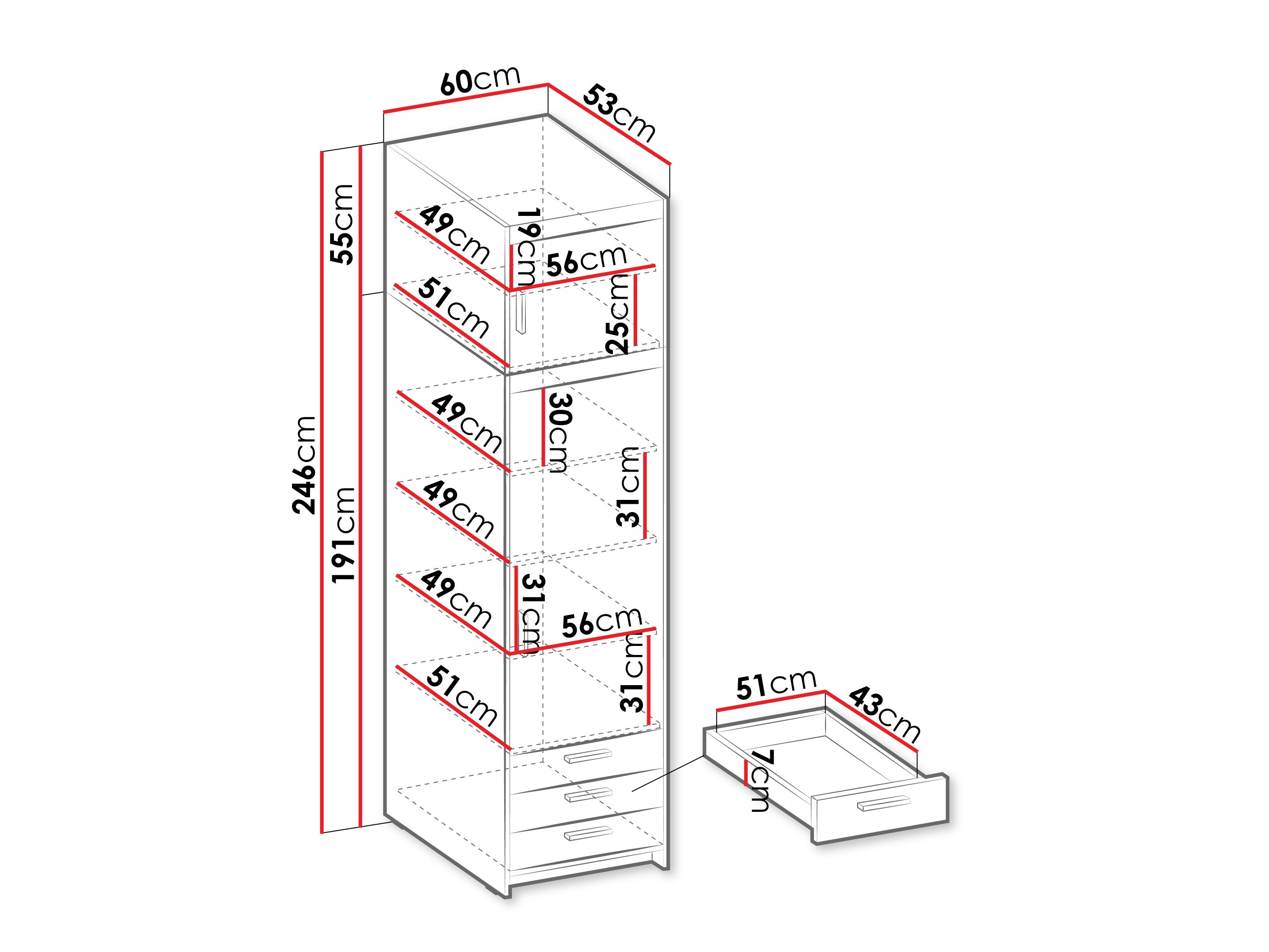 Scaffale Novduni 111 (Beige)