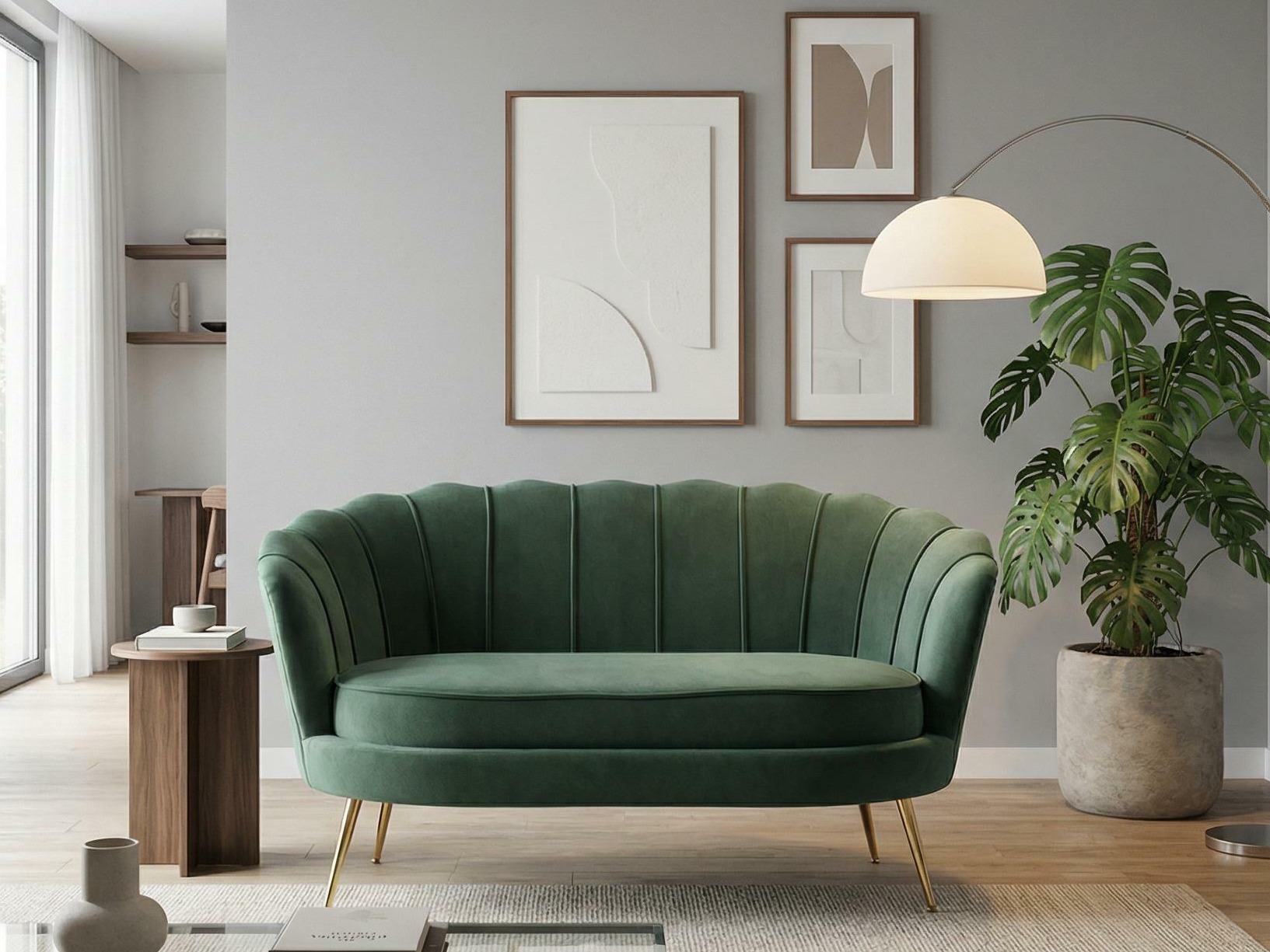 Divano Houston 827 (Verde scuro)