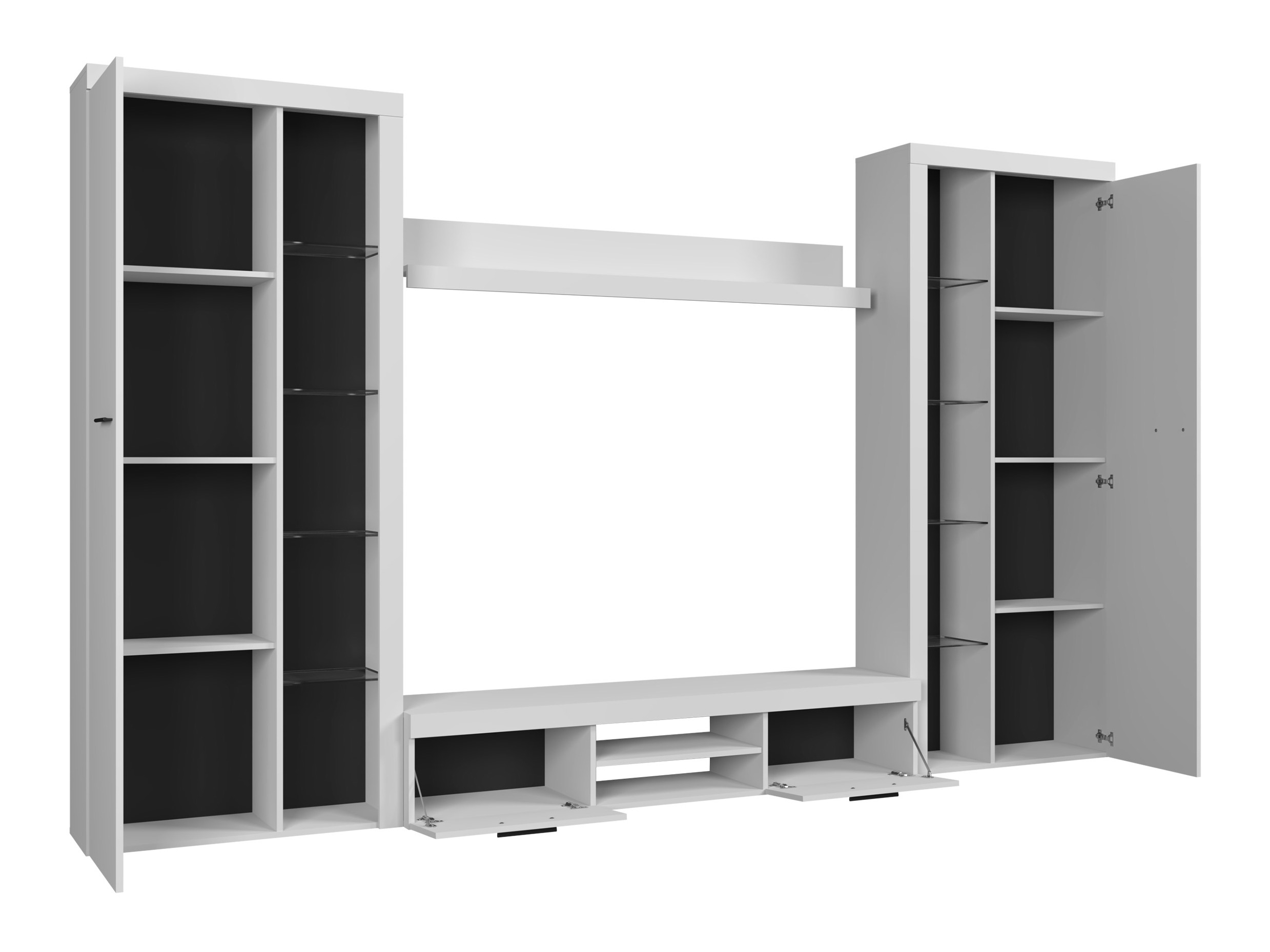 Parete attrezzata Soca II (Bianco)
