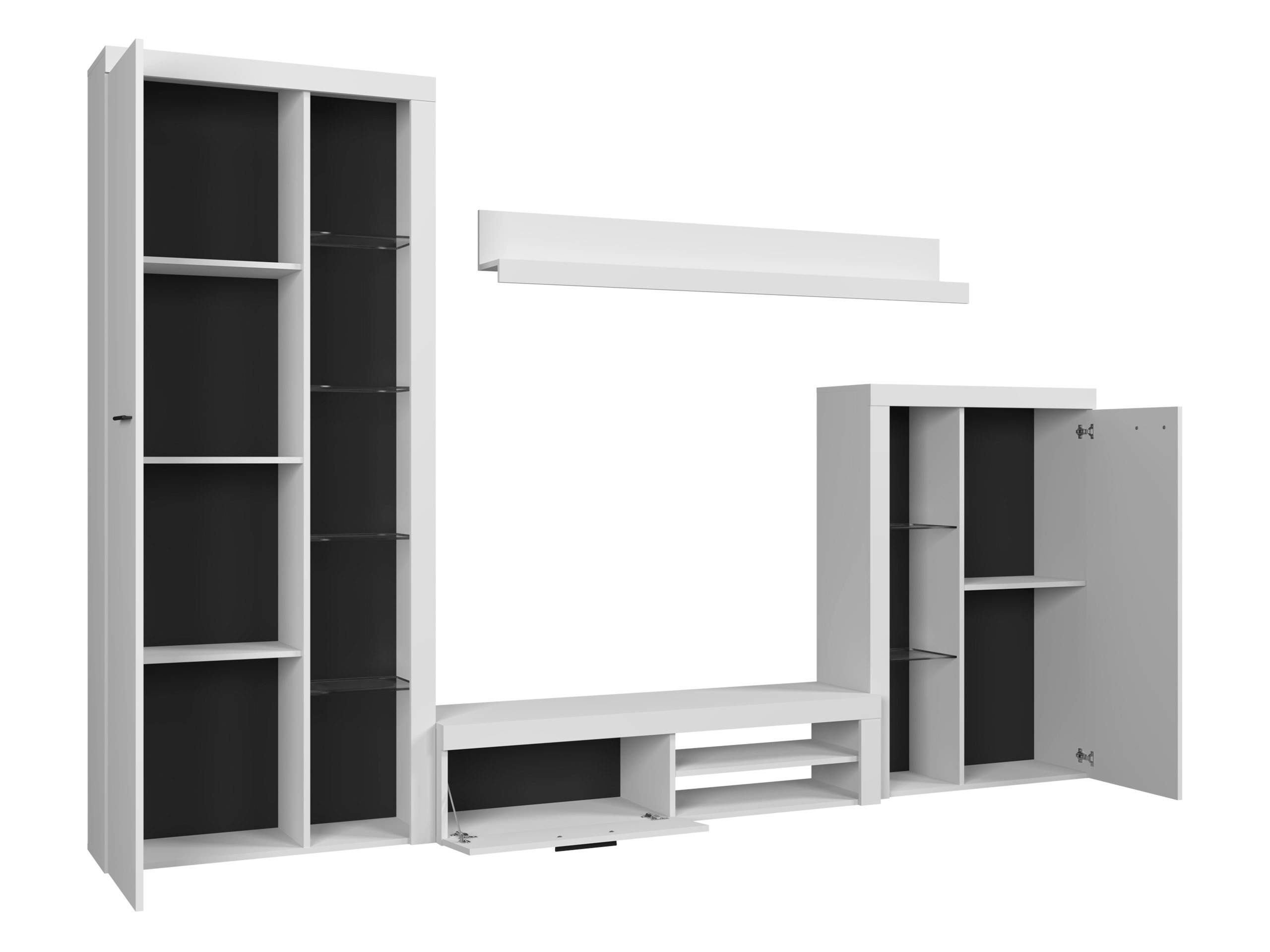 Parete attrezzata Tucson 106 (Bianco)