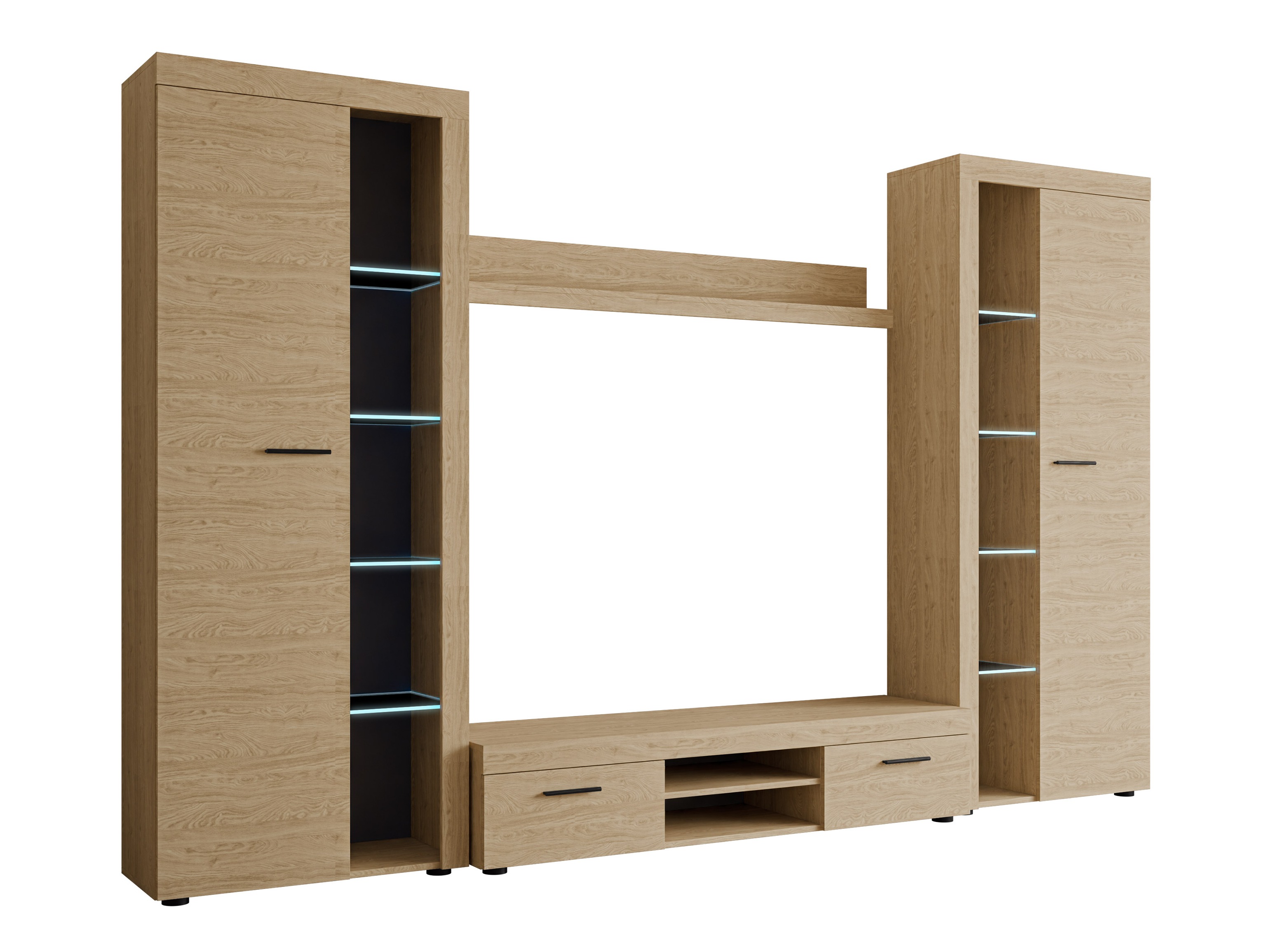 Parete attrezzata Tucson 107 (Quercia)