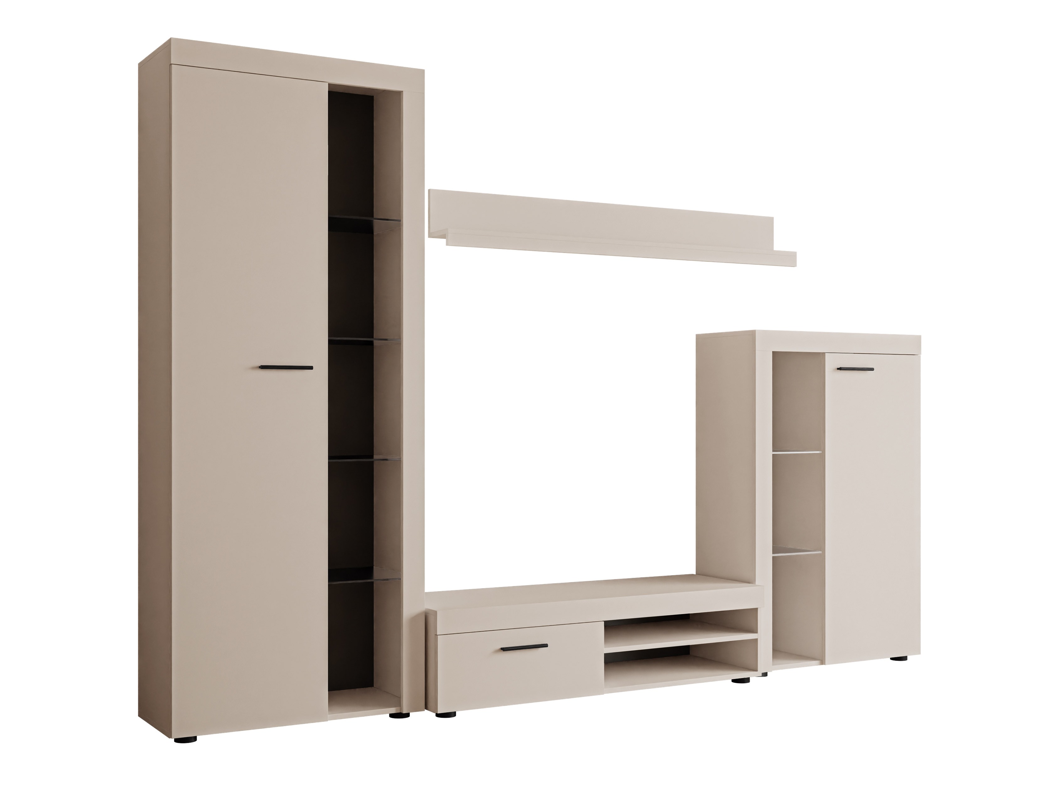 Parete attrezzata Univio (Beige)