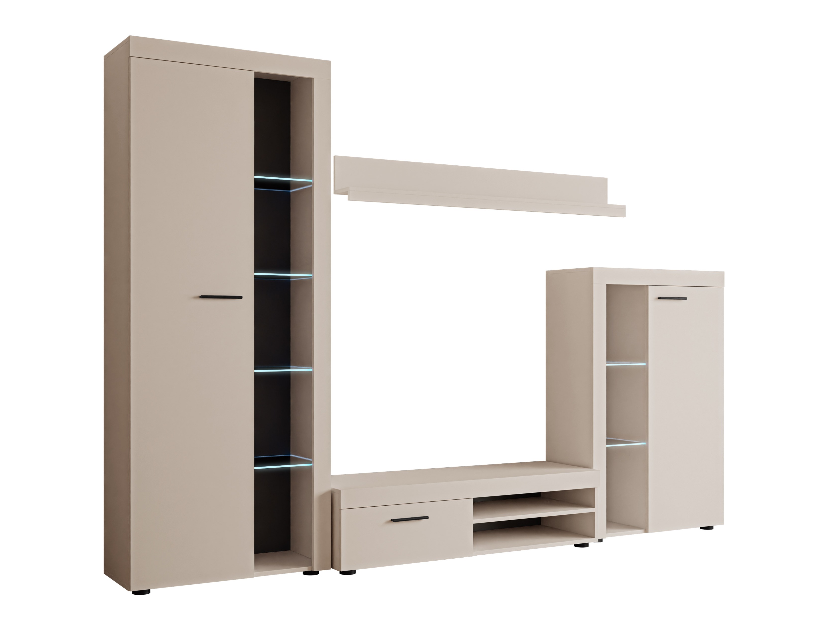 Parete attrezzata Univio (Beige)