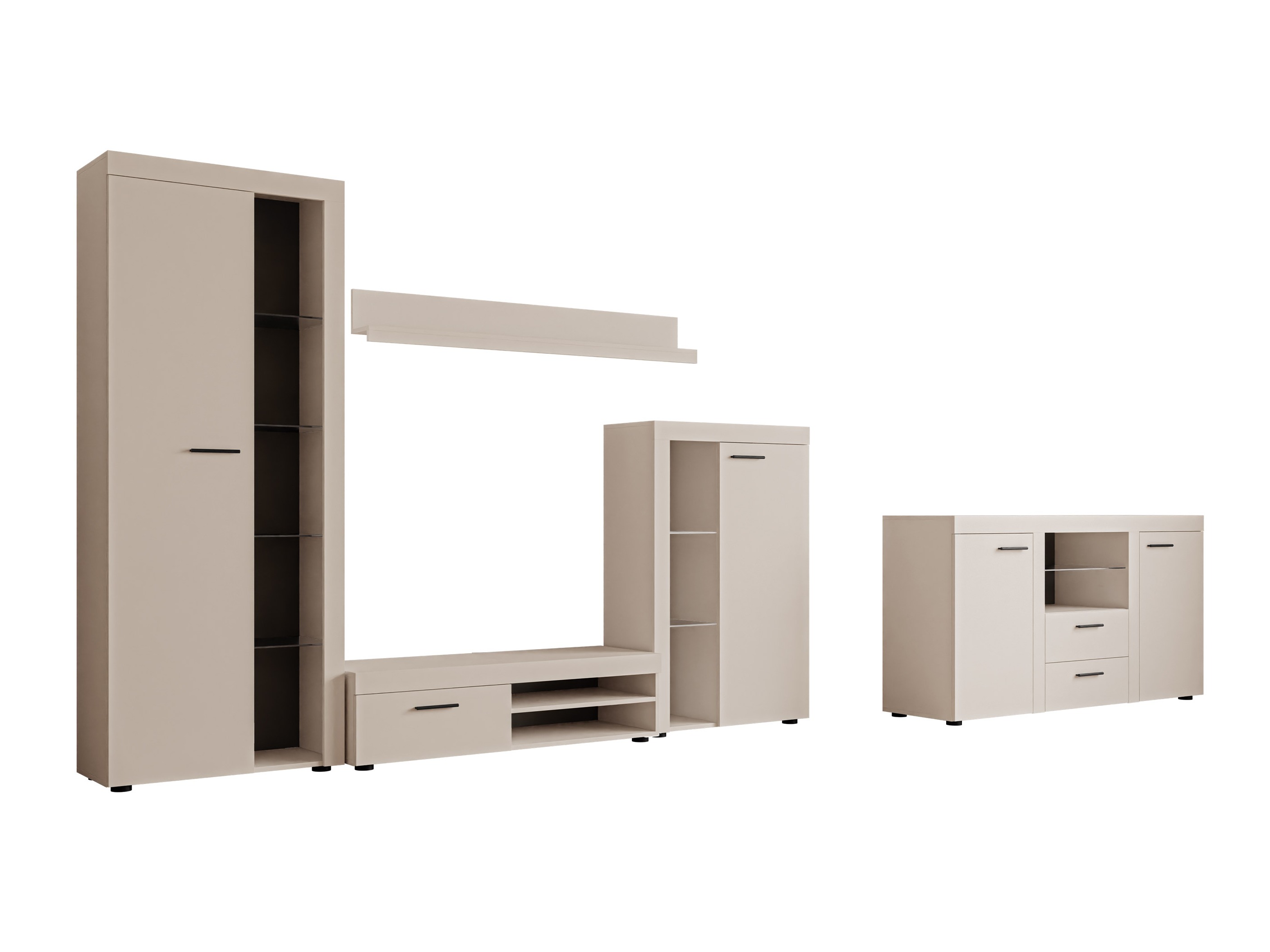 Parete attrezzata Univio I (Beige)