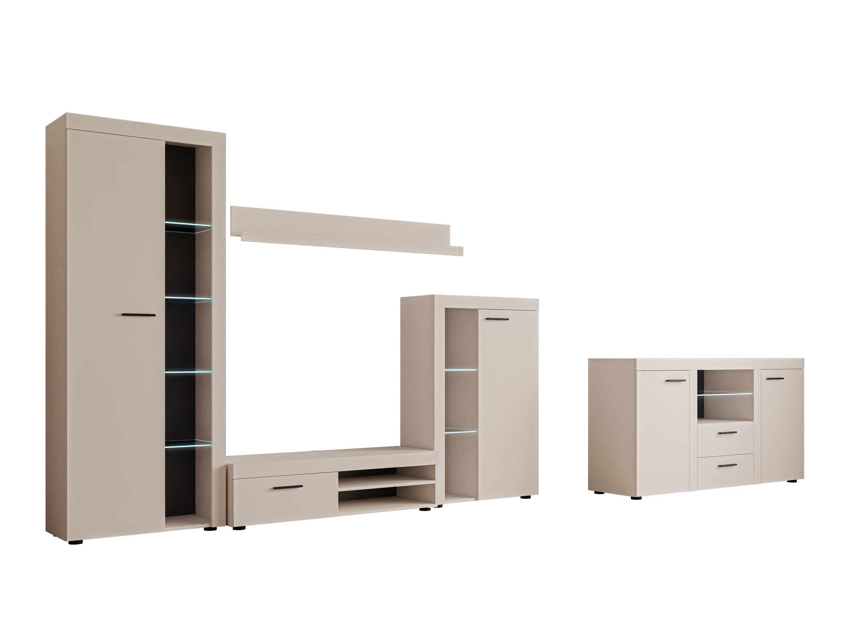 Parete attrezzata Univio I (Beige)