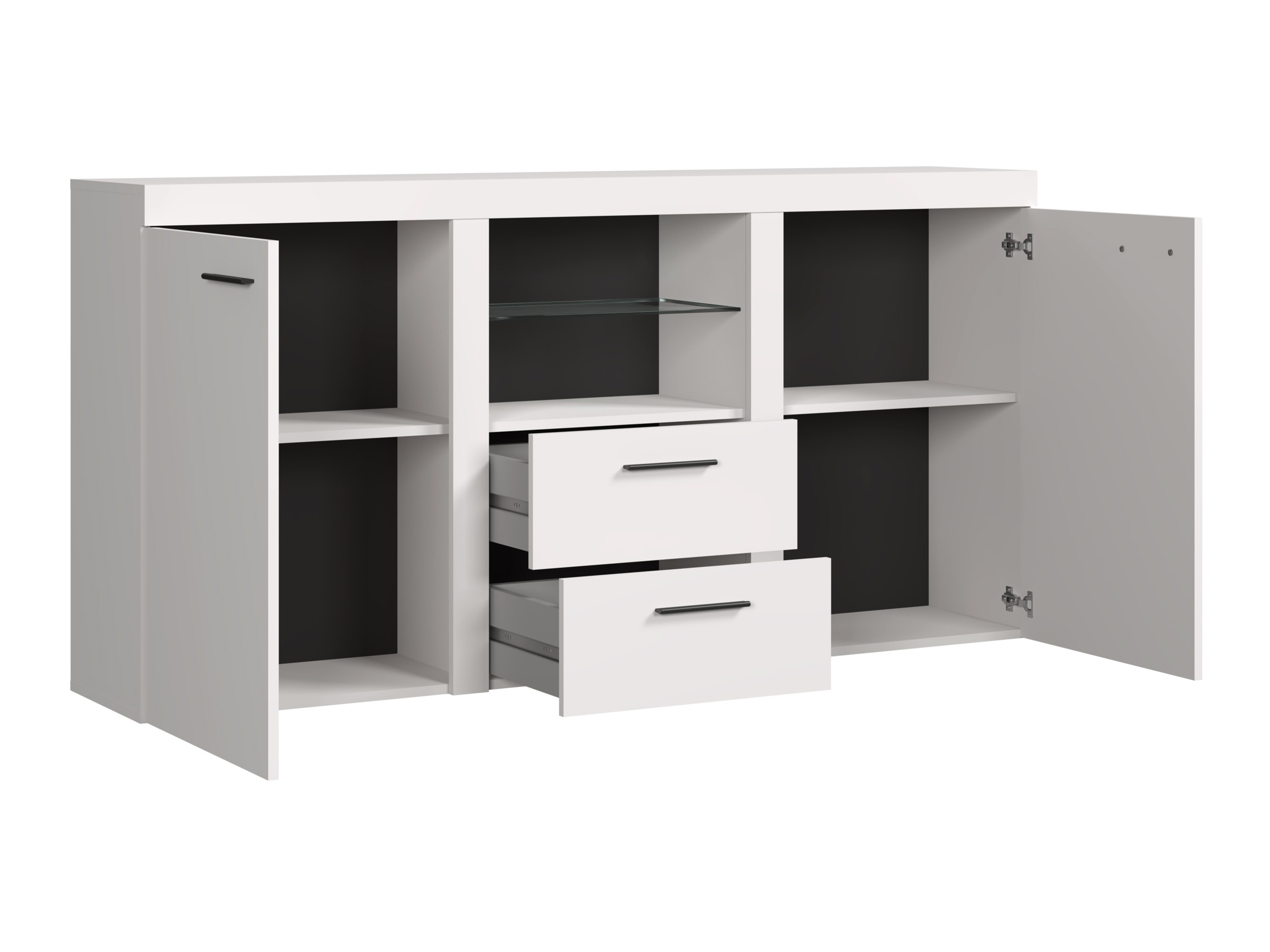 Parete attrezzata Univio I (Bianco)