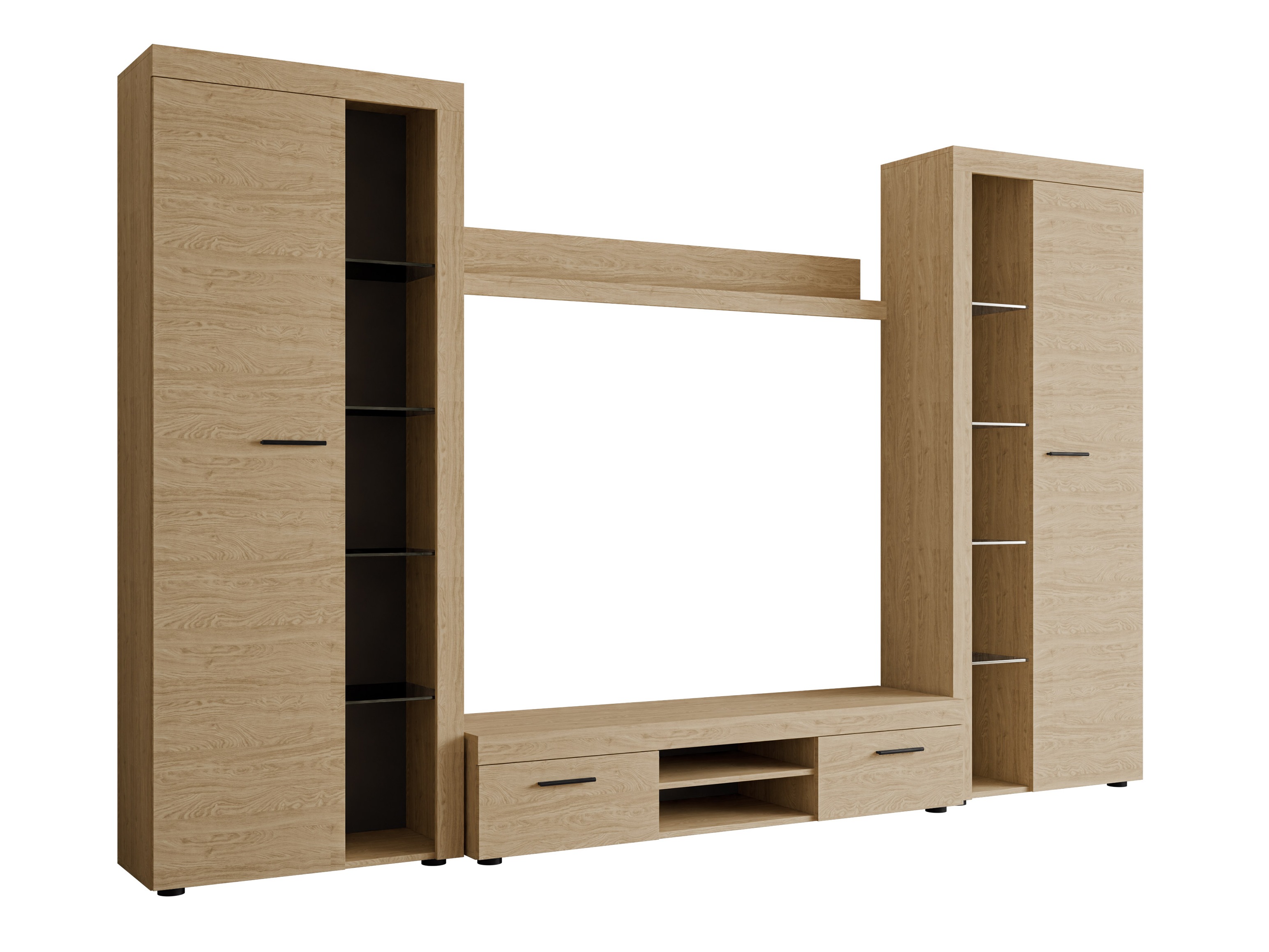 Parete attrezzata Univio II (Quercia)