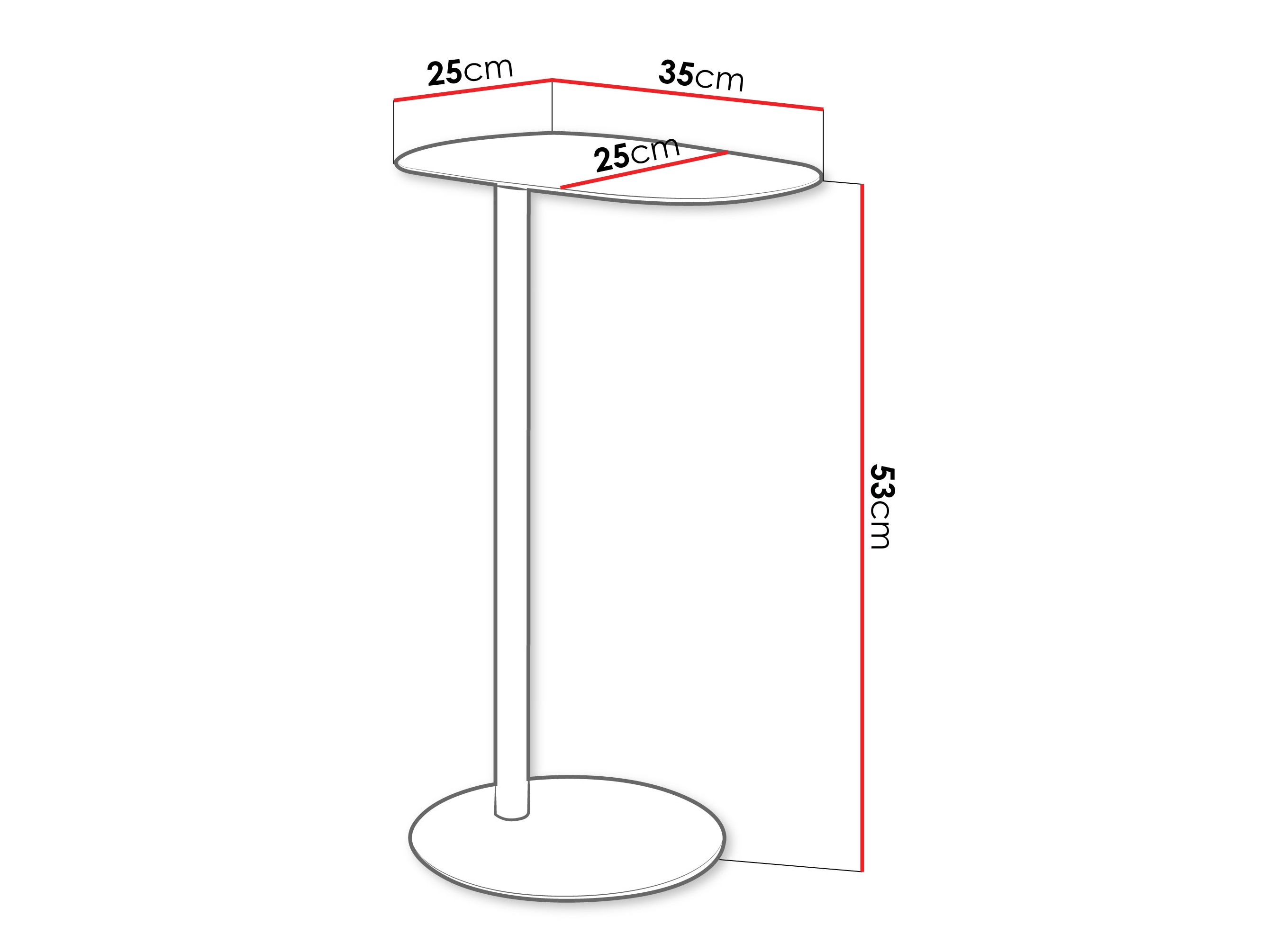 Tavolino Via (Bianco)