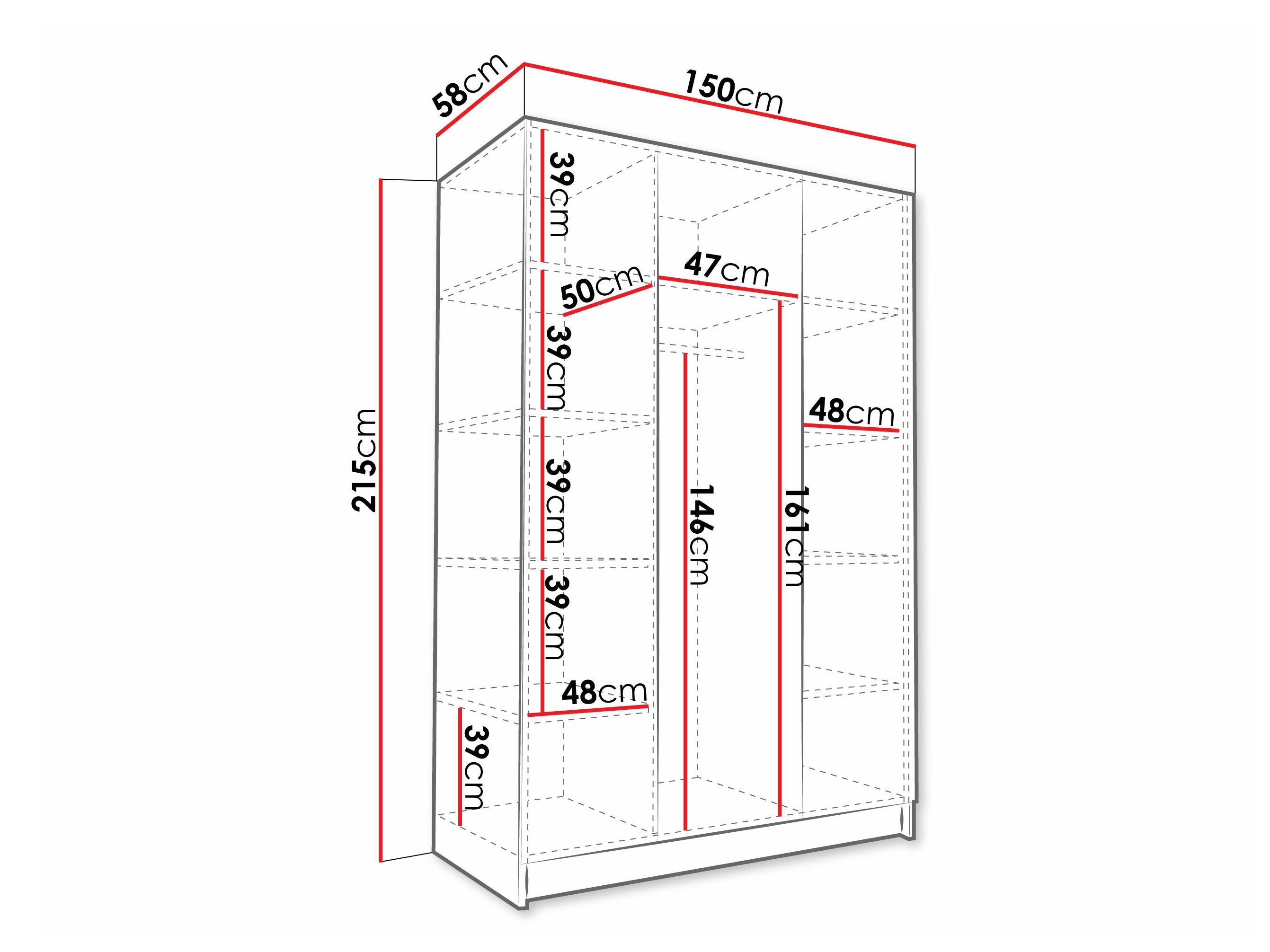 Armadio Closico 197 (Cachemire + D'oro)