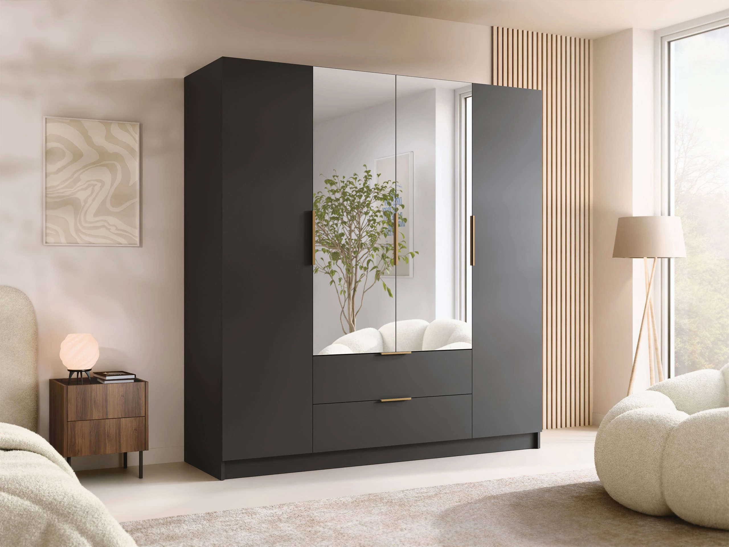 Armadio Closico Cadron II (Nero)