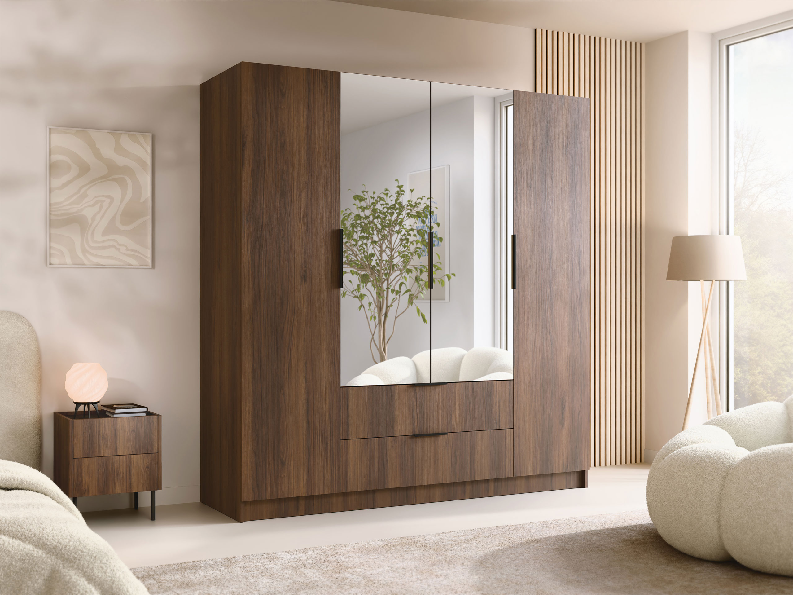 Armadio Closico Cadron II (Noce)
