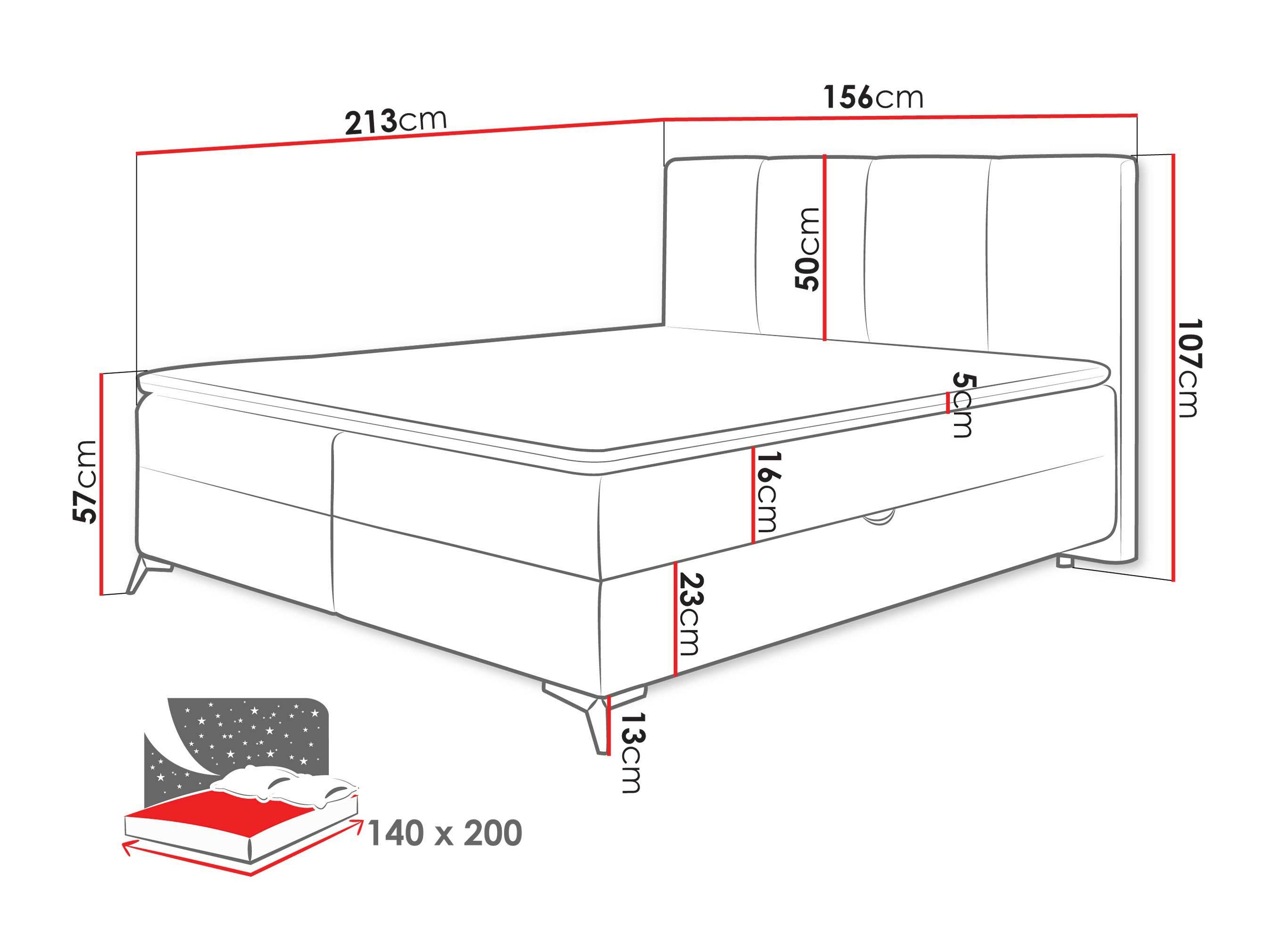 Letto continentale Viter (Vibe 95)