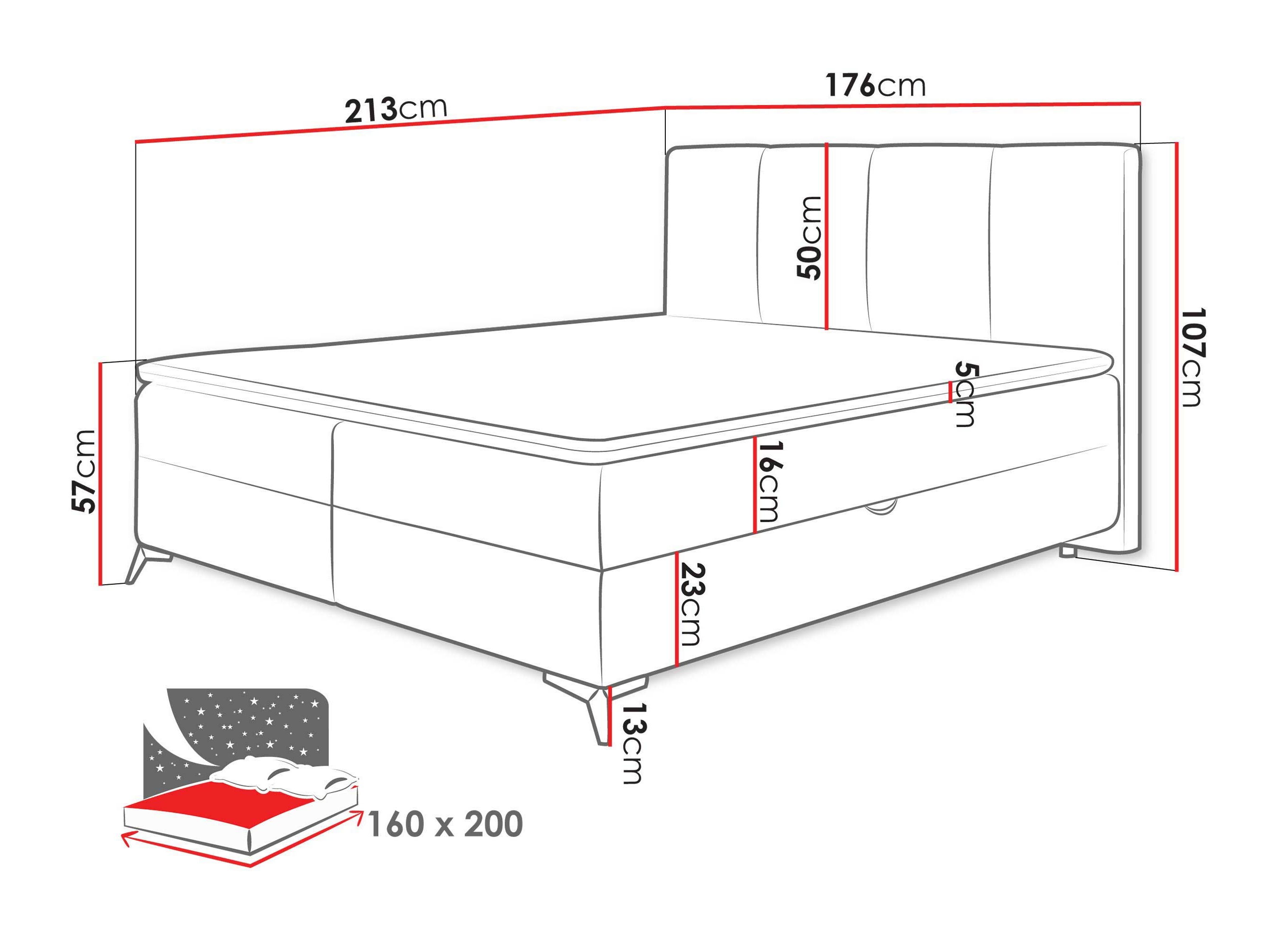 Letto continentale Viter (Vibe 95)