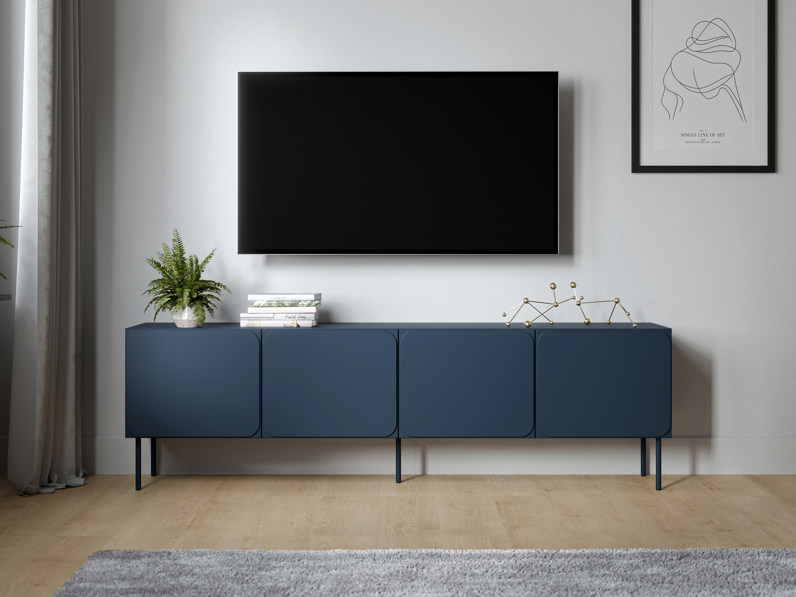 Mobile porta TV Fentore 101 (Indaco)
