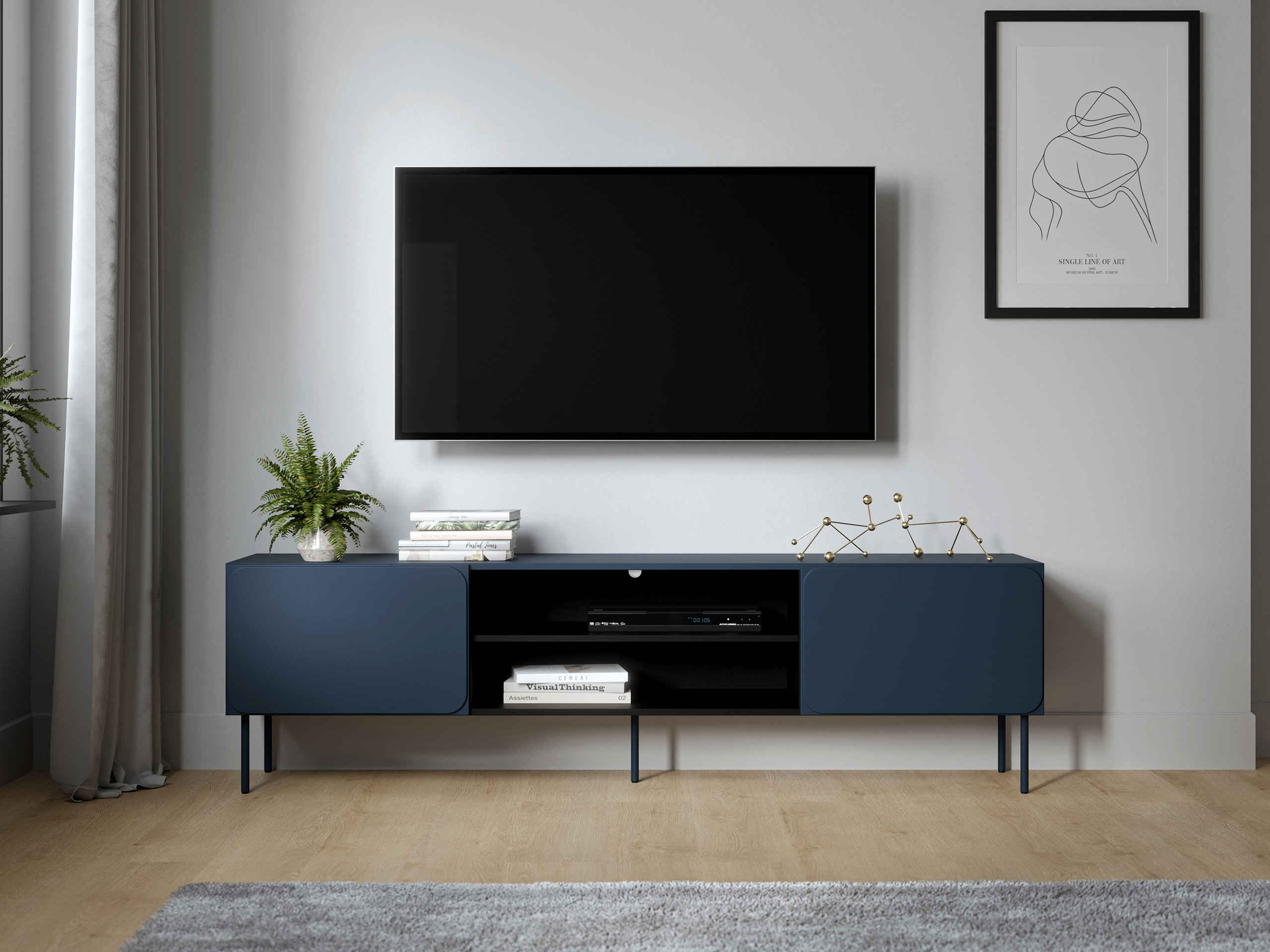 Mobile porta TV Fentore 102 (Indaco)